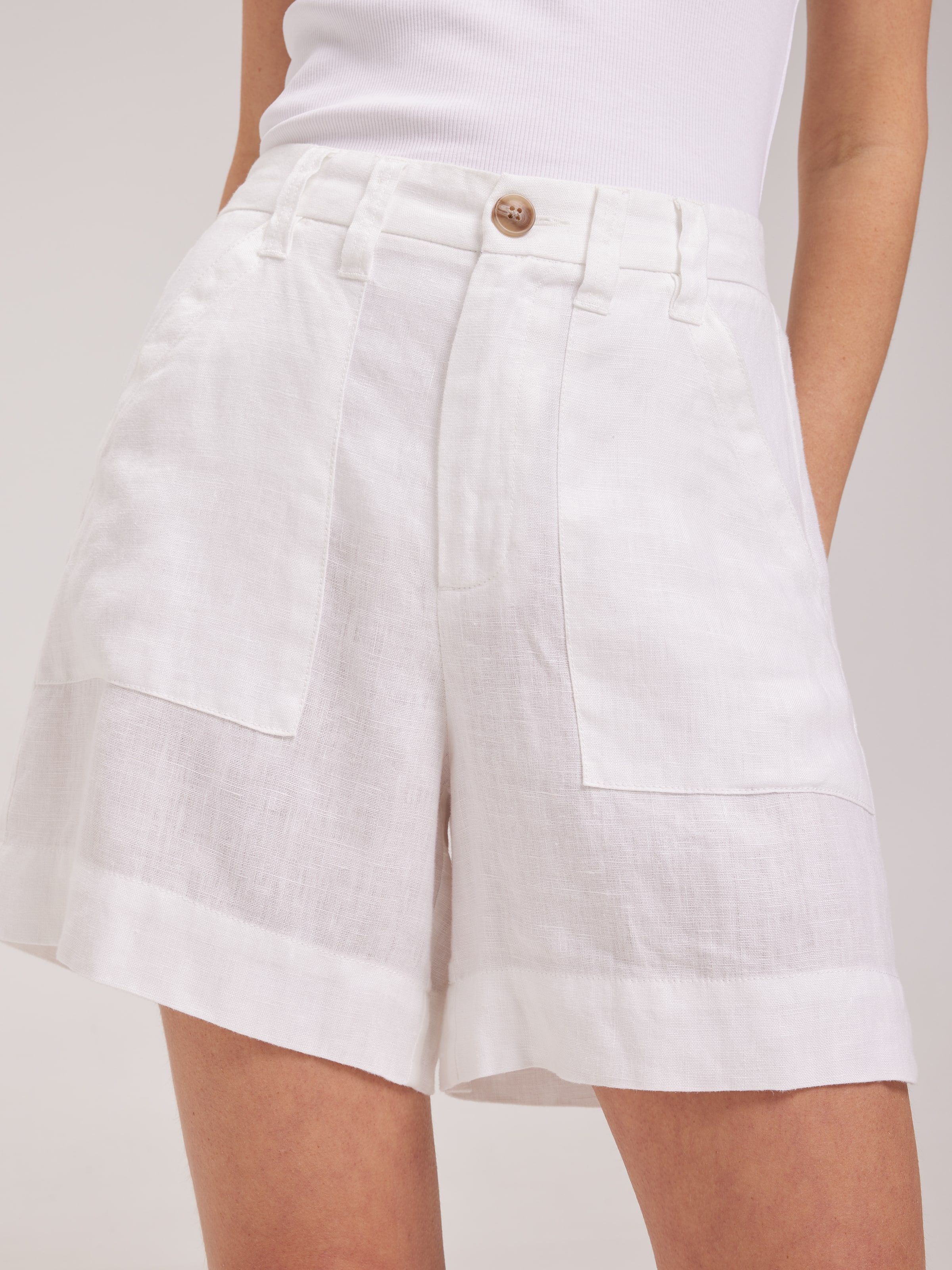Linen Utility Short