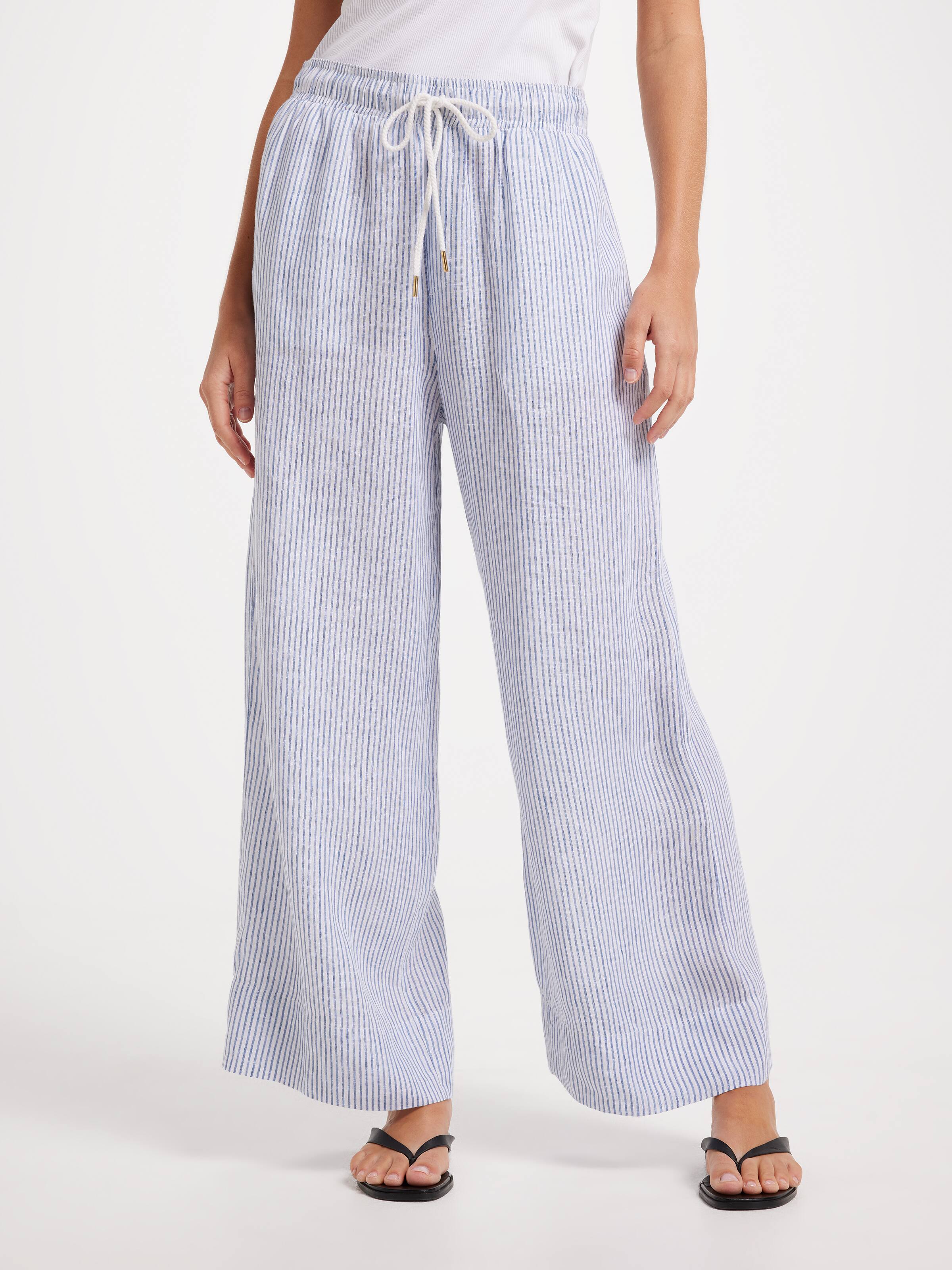 Hazel High Rise Pull On Wide Ankle