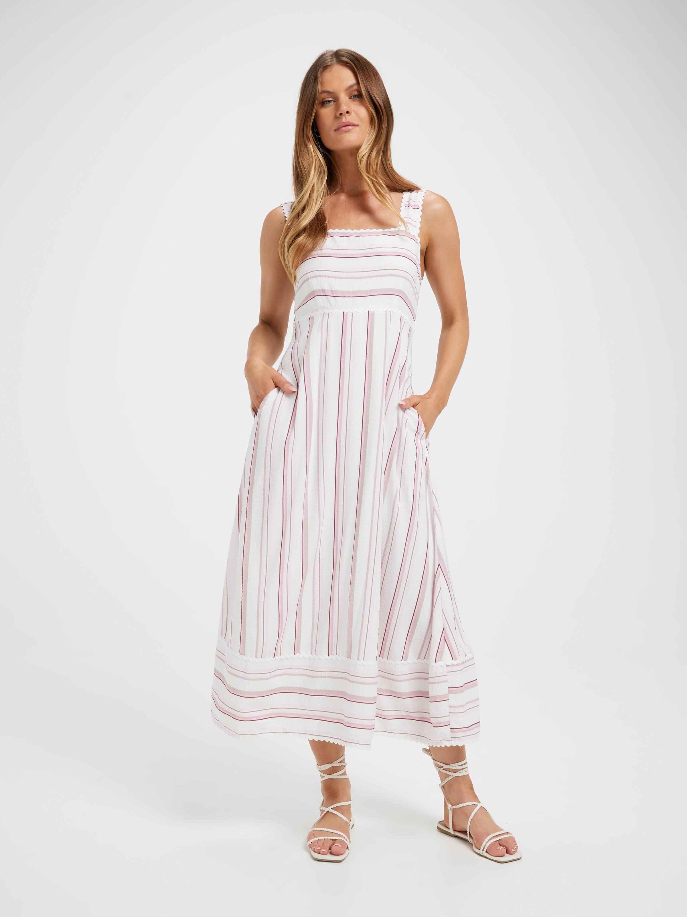 Emilia Strappy Ric Rac Dress