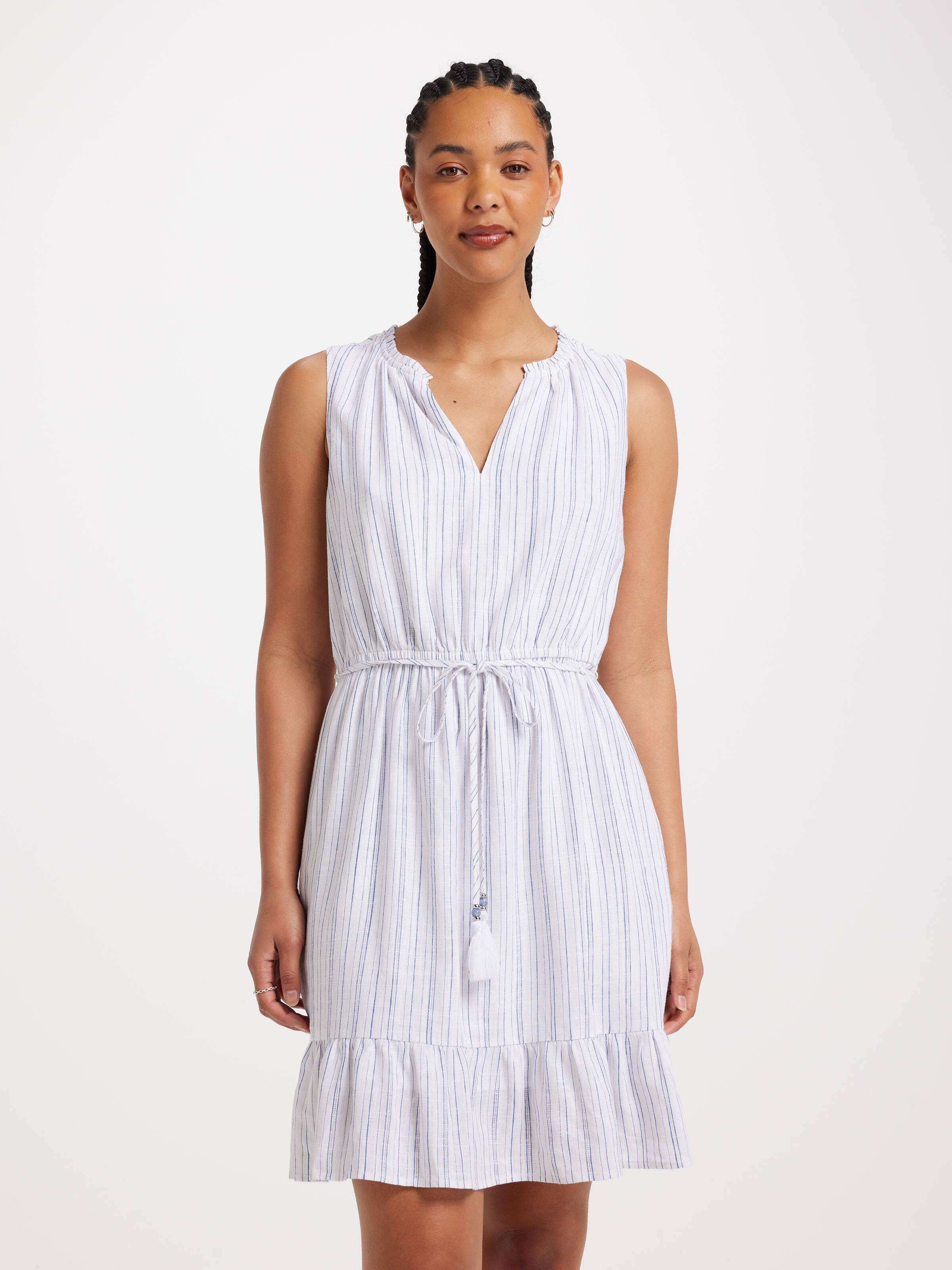 Alice Tie Waist Tiered Dress