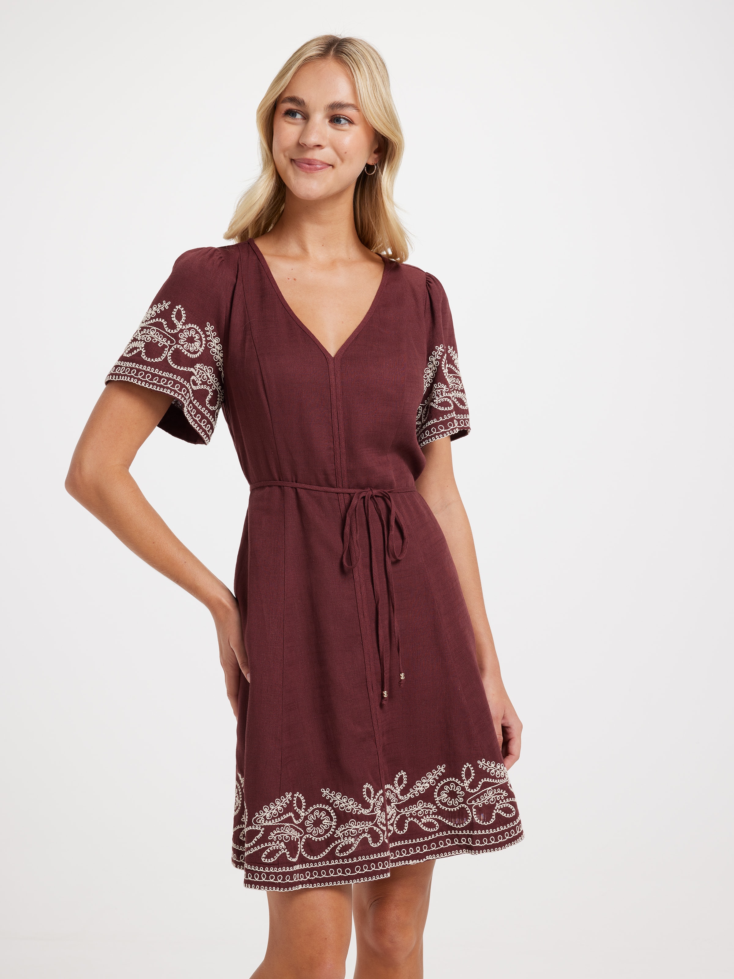 Cate Seam Detail Mini Dress