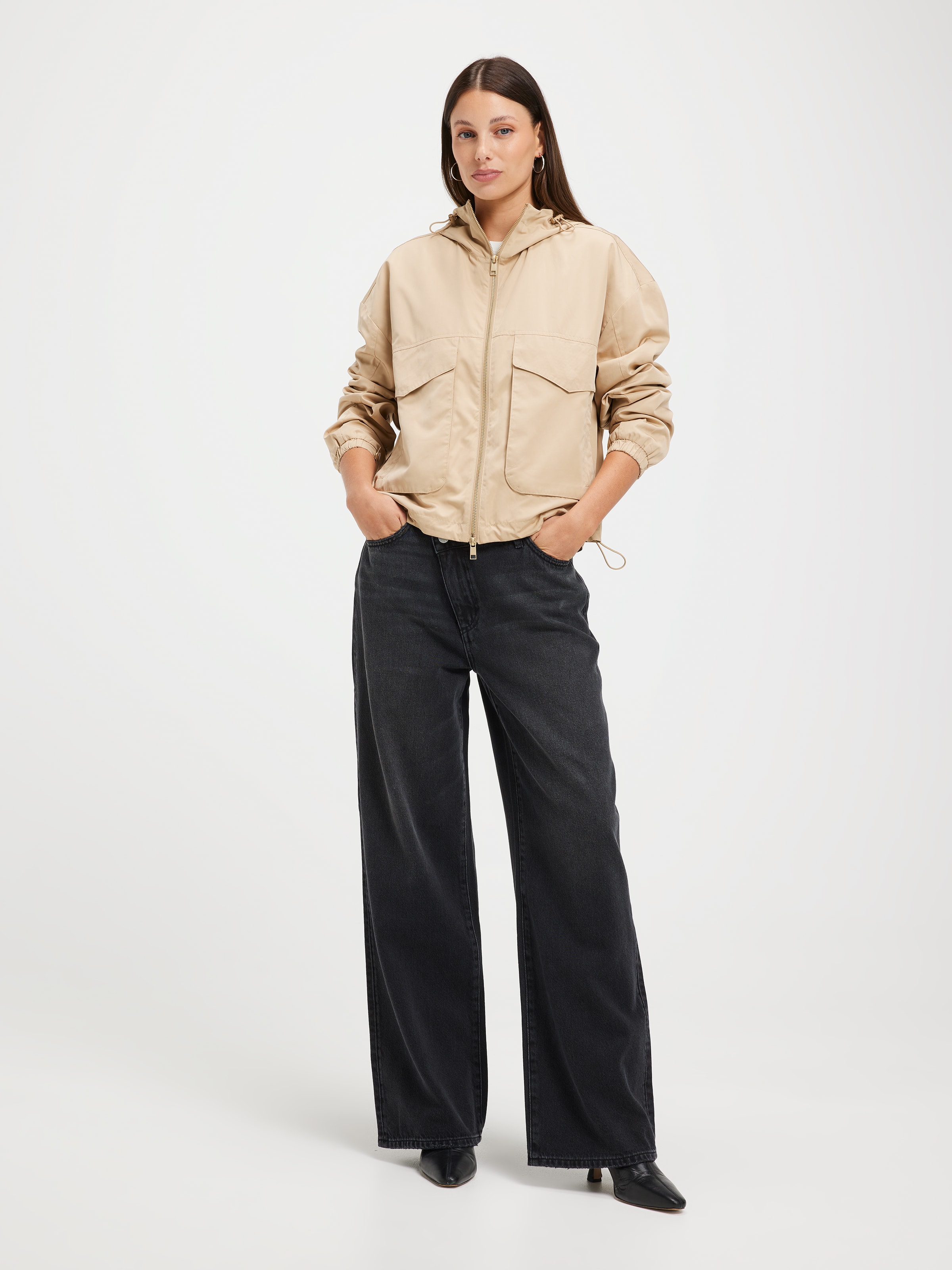 Nixie Zip Through Spray Jacket