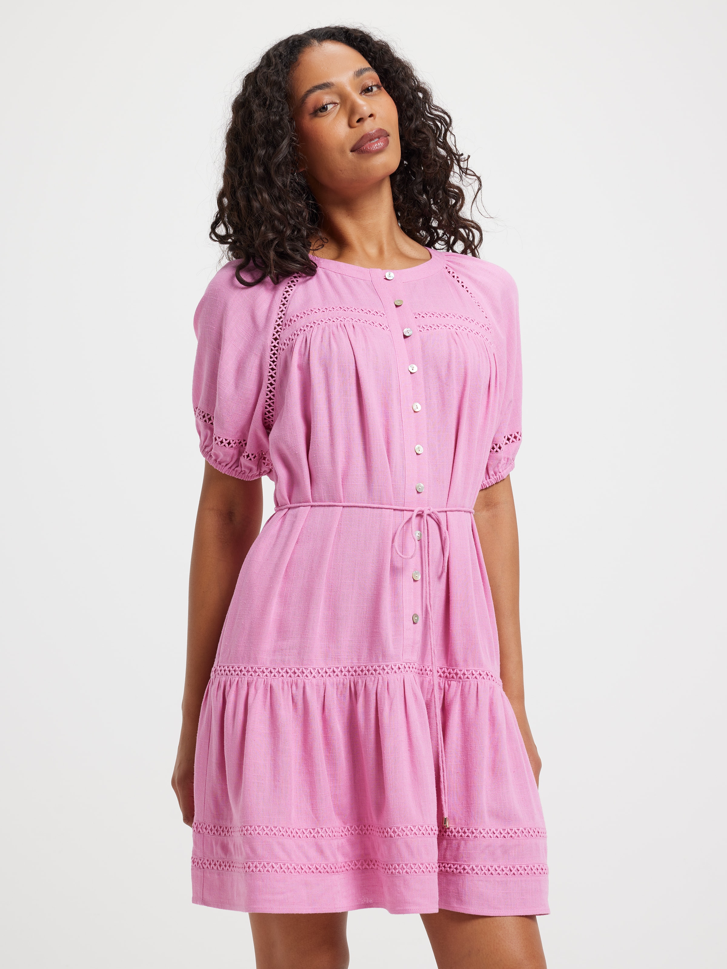 Phoebe Tiered Lace Dress