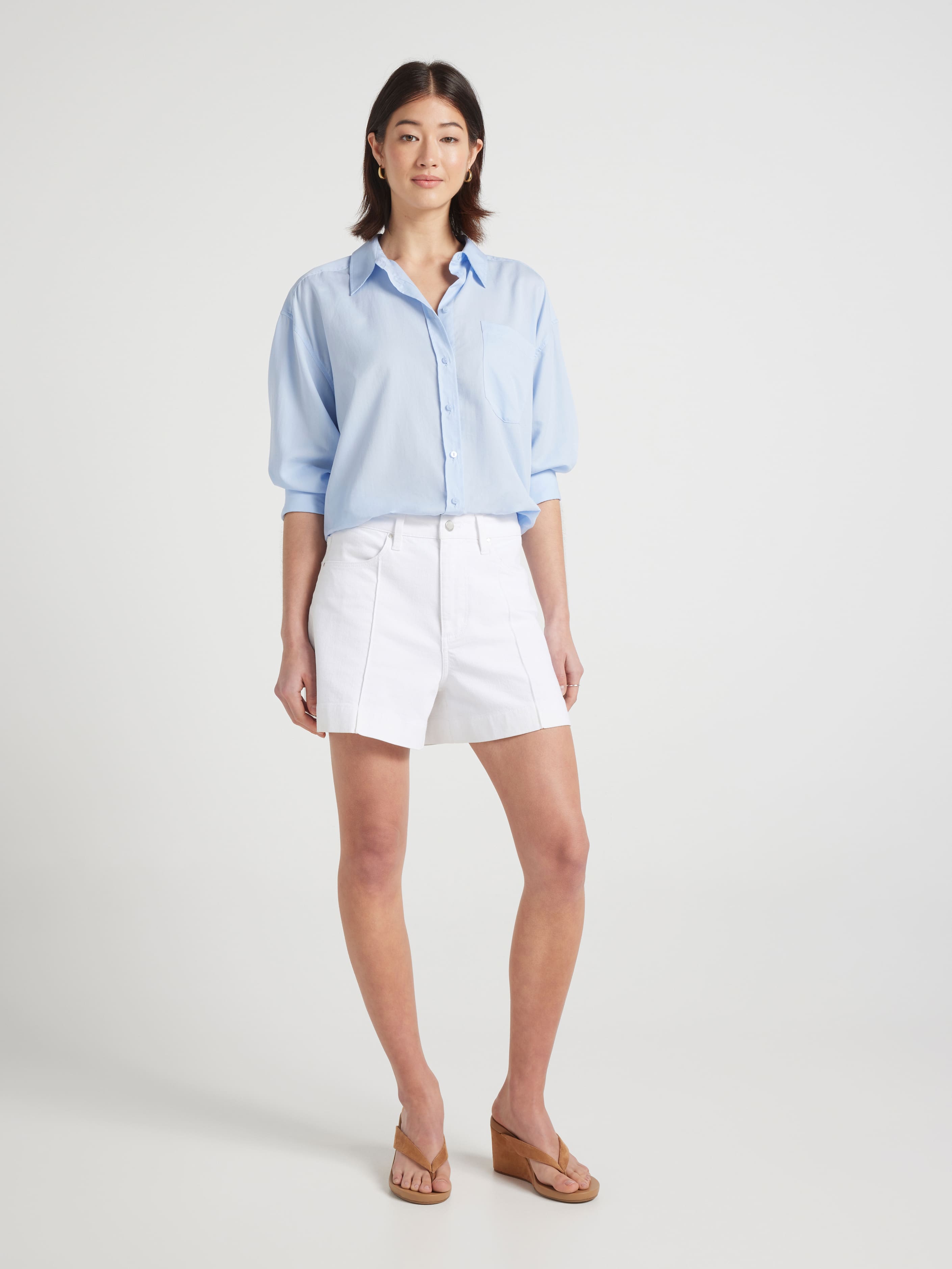 Originals Pintuck A-Line Short