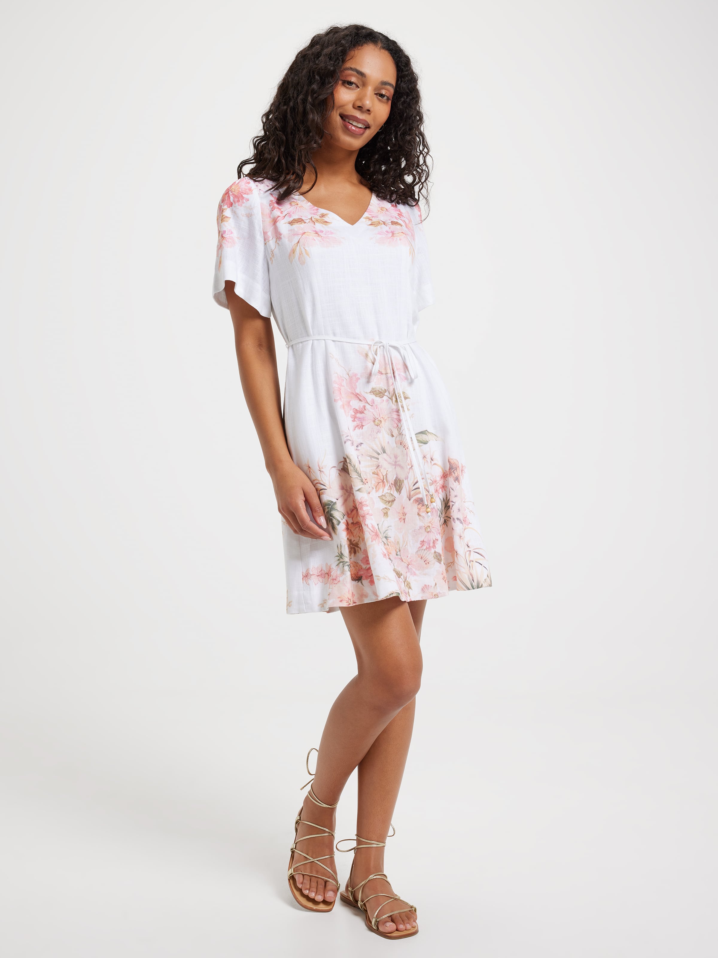 Cate Seam Detail Mini Dress