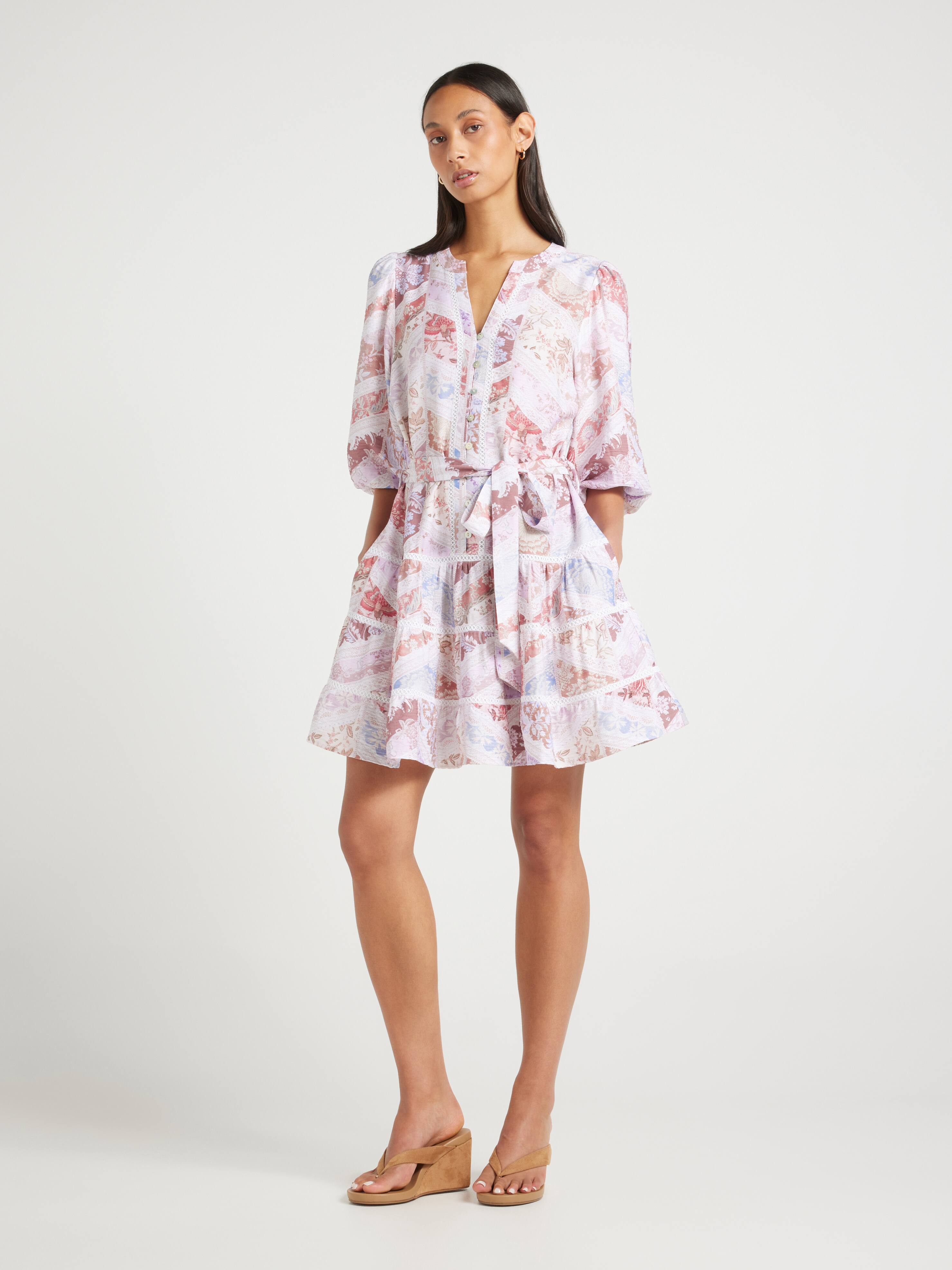 Avril Tiered Mini Dress