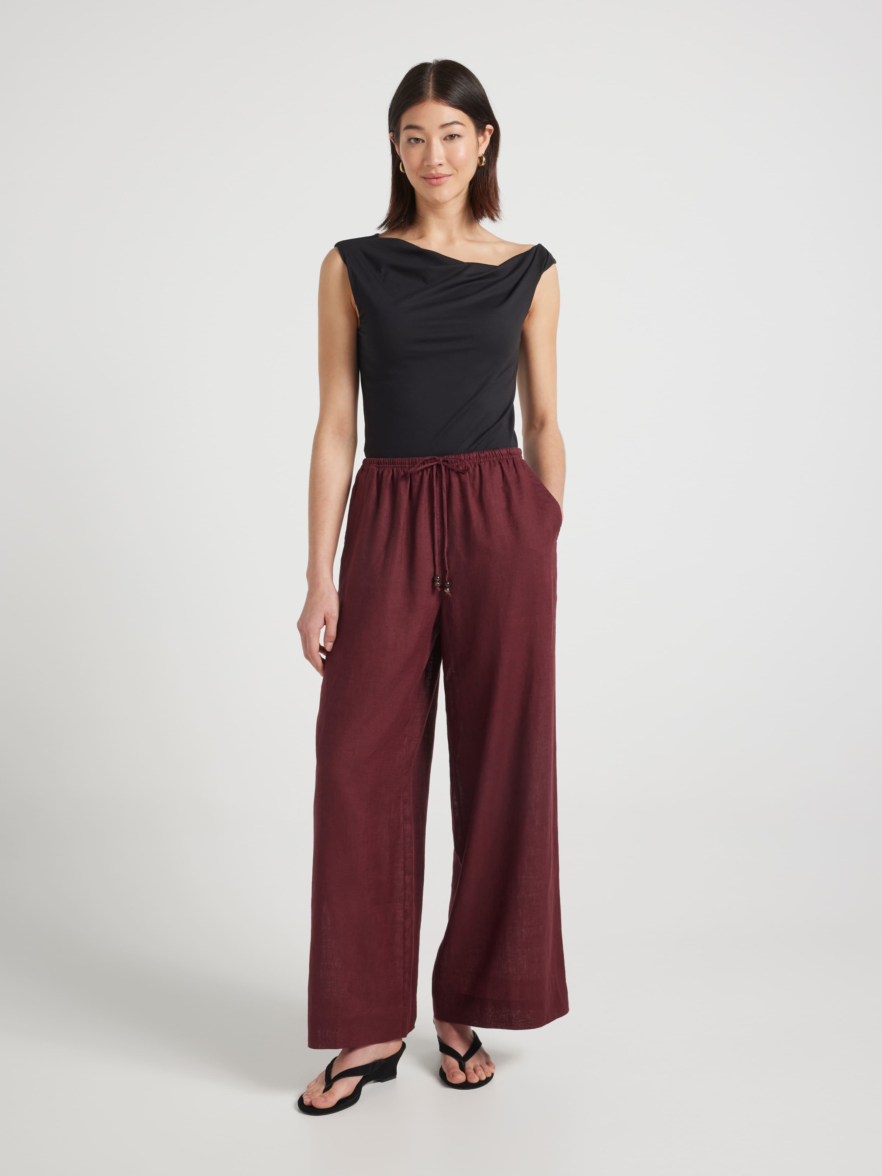 Frankie Mid Rise Palazzo Pant