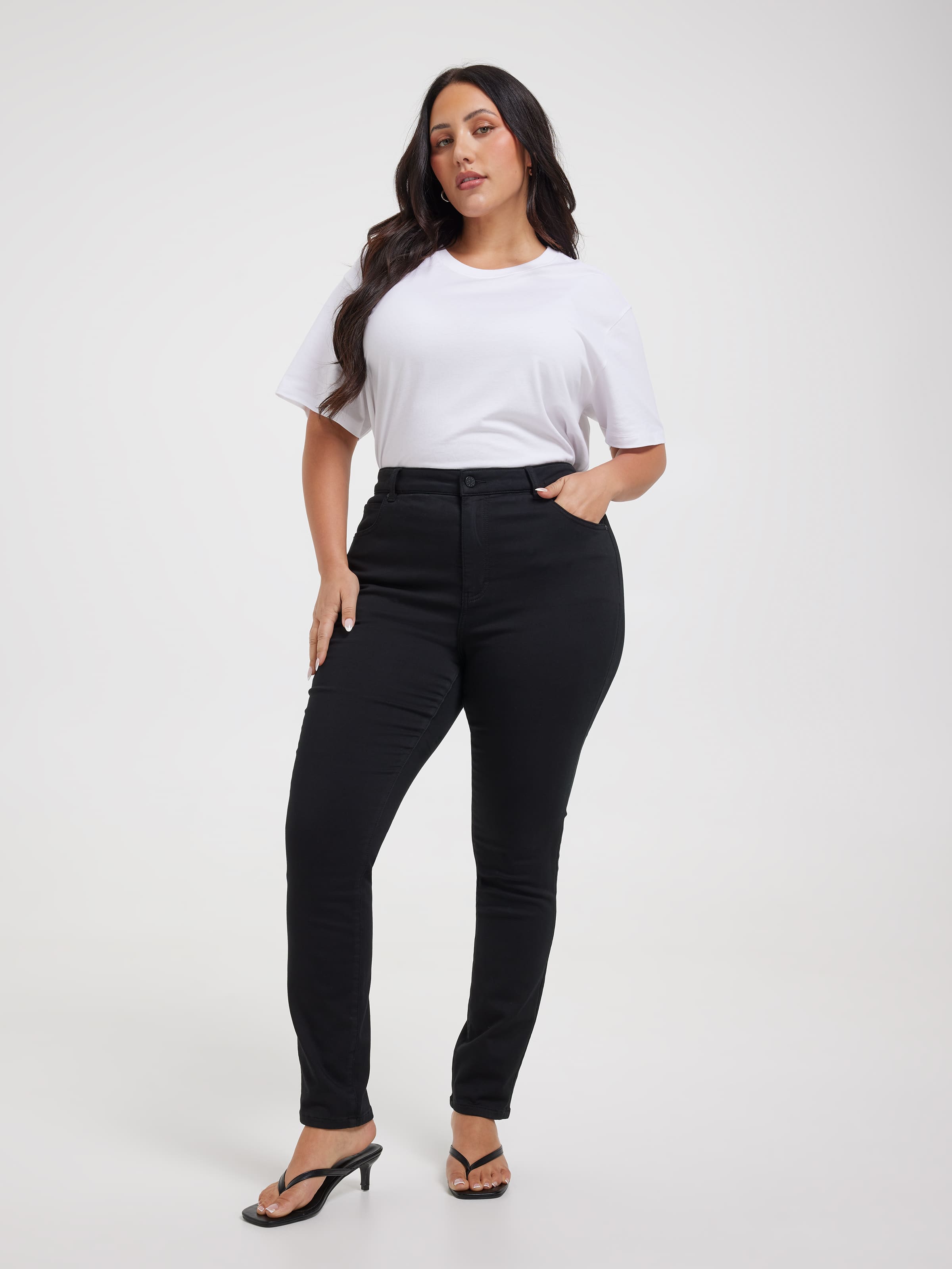 Curve Amaze High Rise Skinny Jean In Full Length