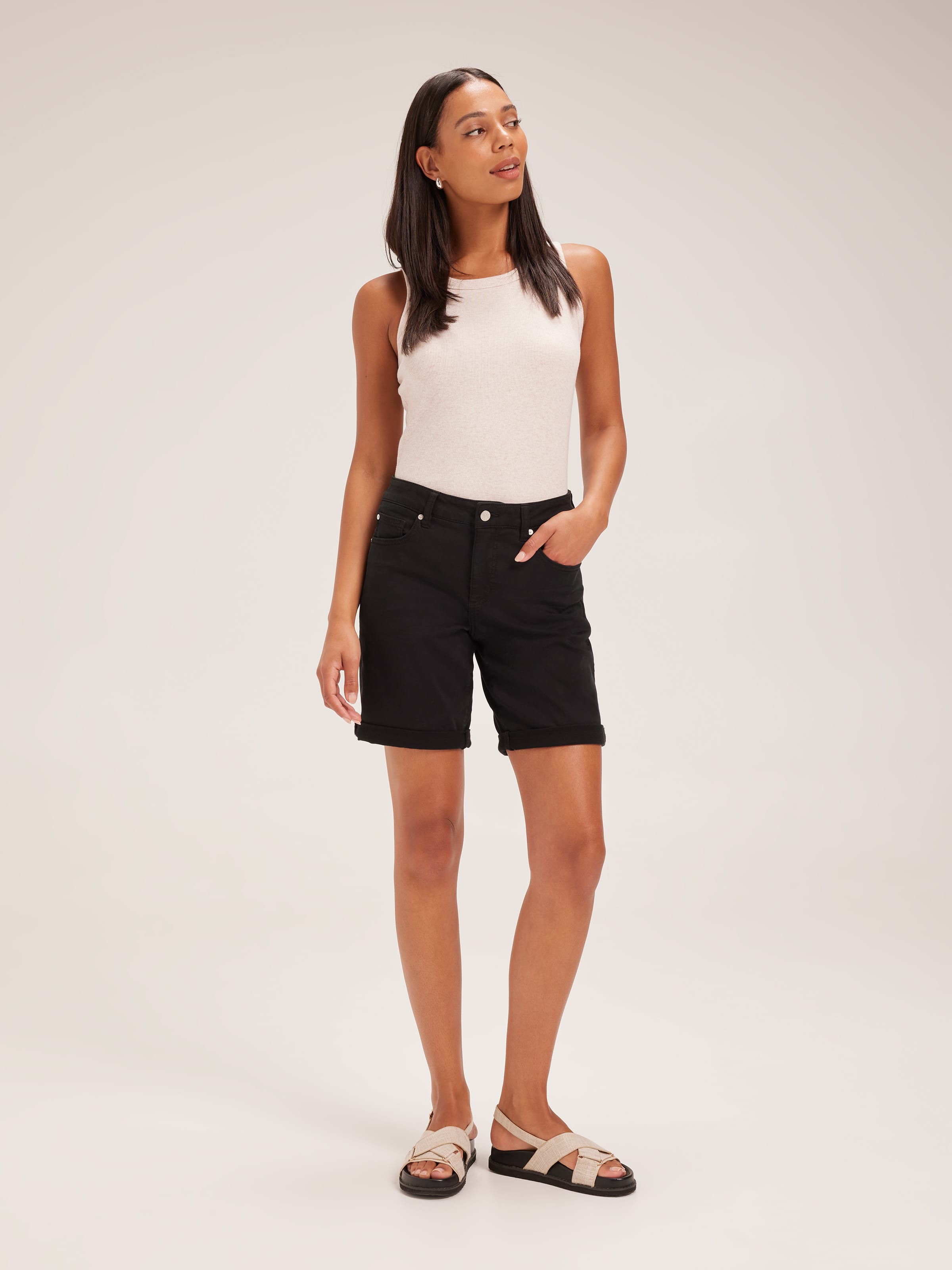 Amaze High Rise Curvy Bermuda Short