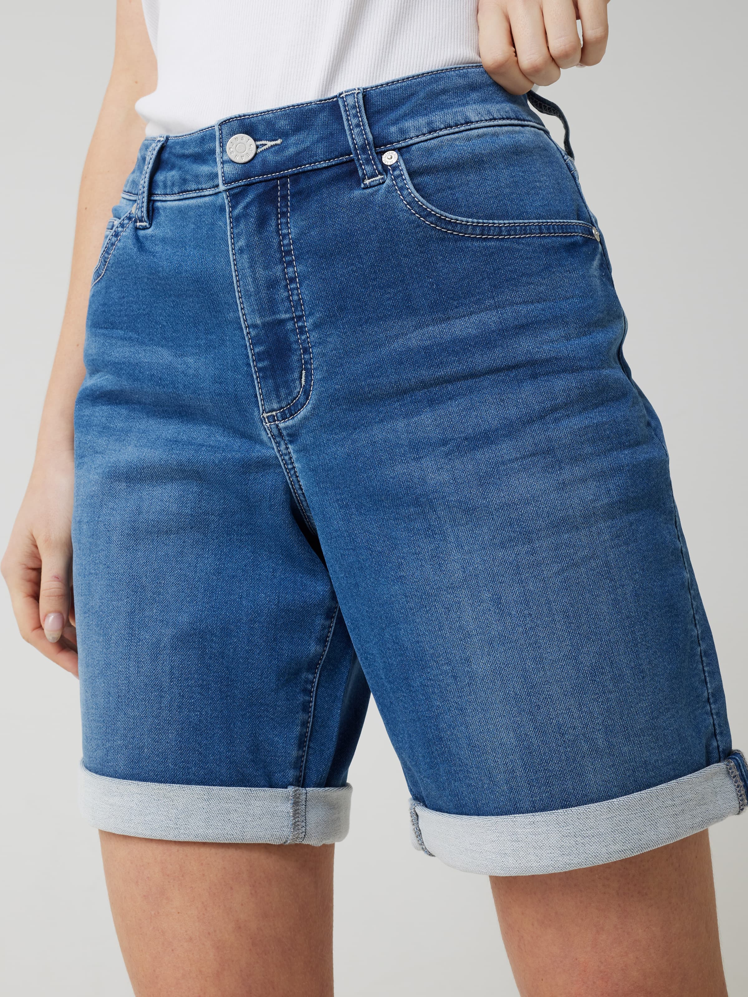 Temu Solid Color Denim Jeans, Women's Blue Adjustable Button Waist Pockets Legs Women's Denim Jeans Women's Denim Jeans Clothing Pants, Trousers,SUN/UV