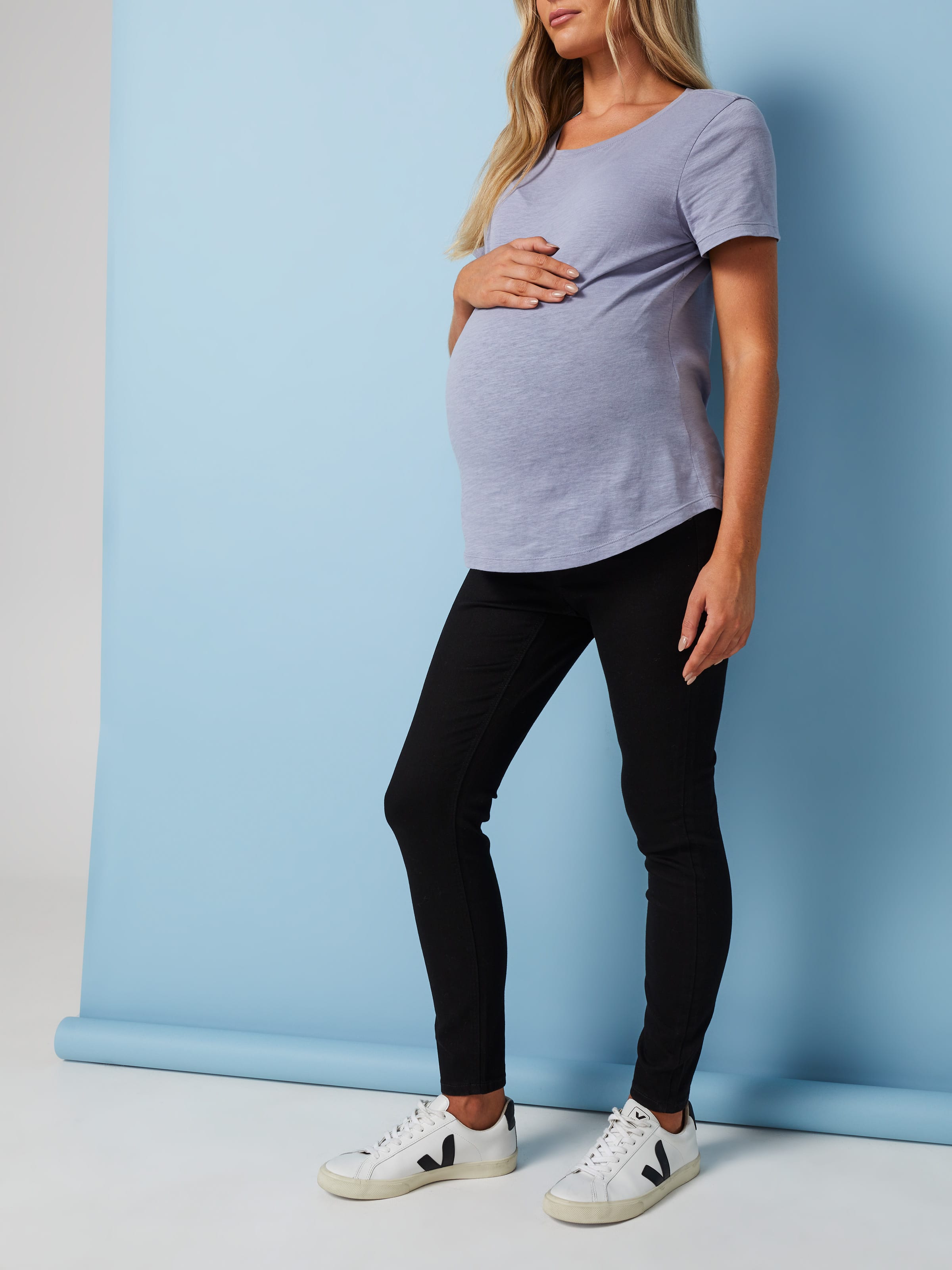 Over Belly Maternity Skinny Ankle