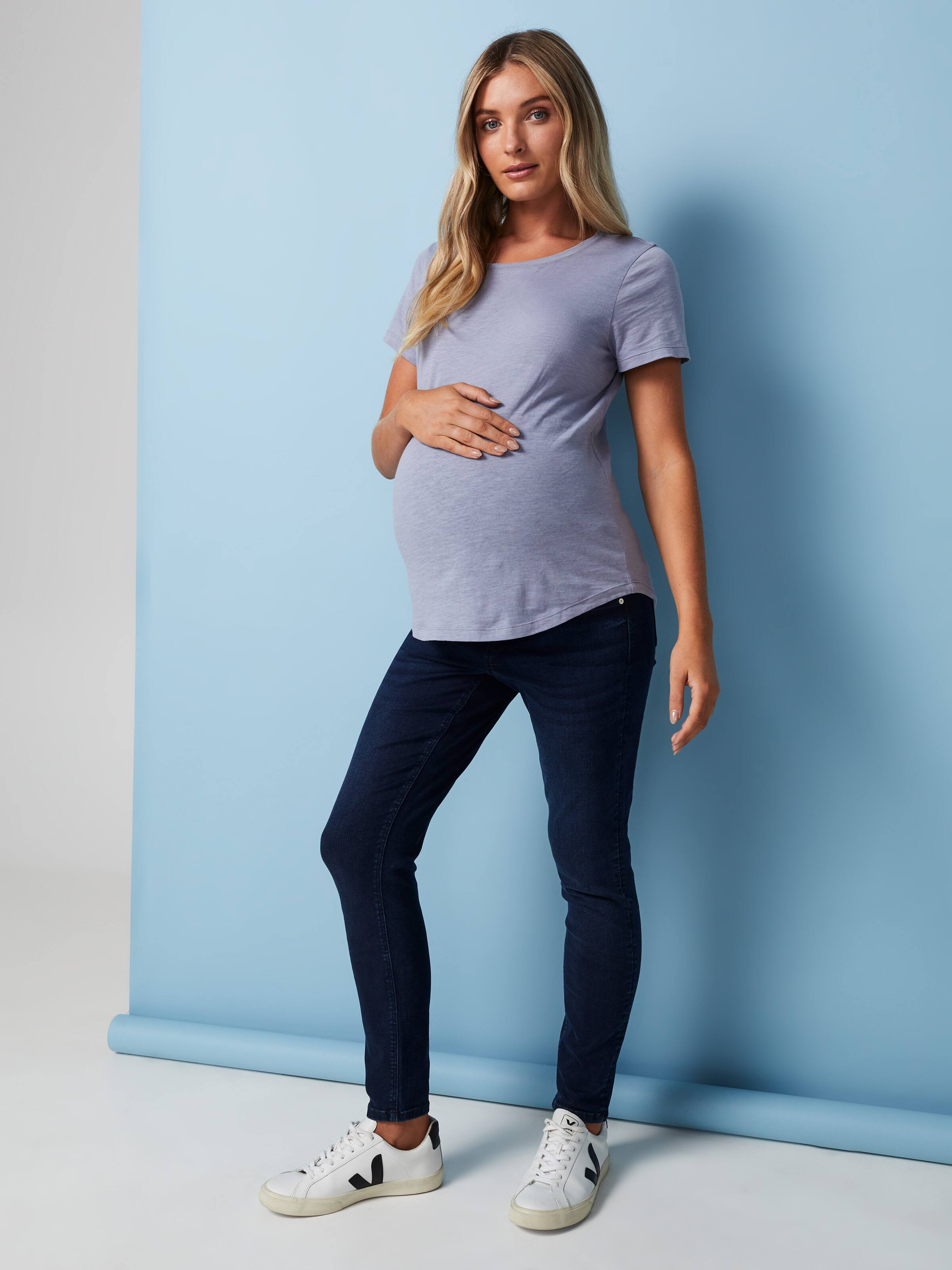 Over Belly Maternity Skinny Ankle