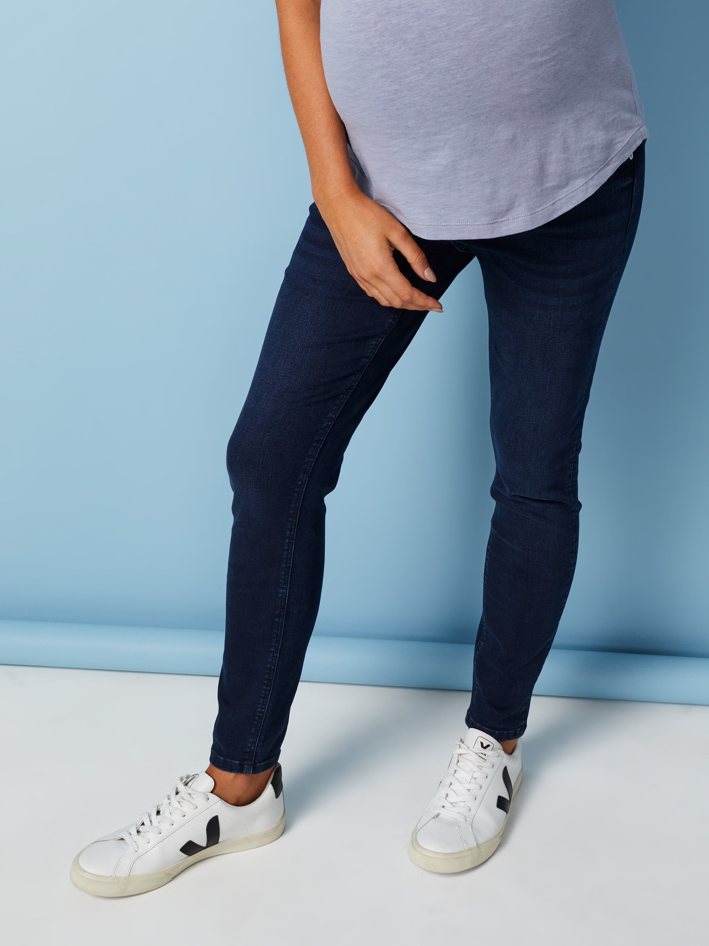 Over Belly Maternity Skinny Ankle