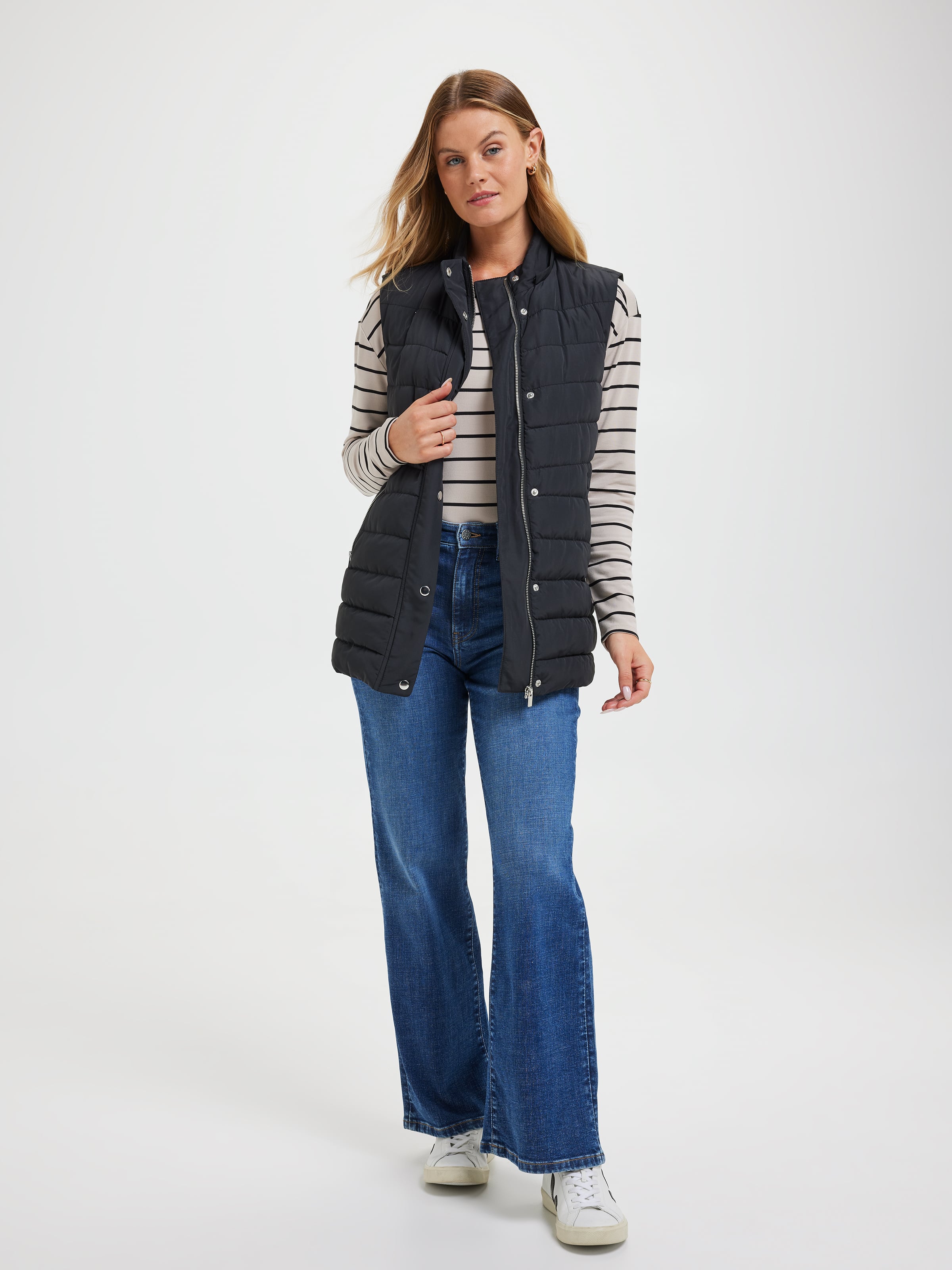 Amelia Gilet Mid Puffer Vest