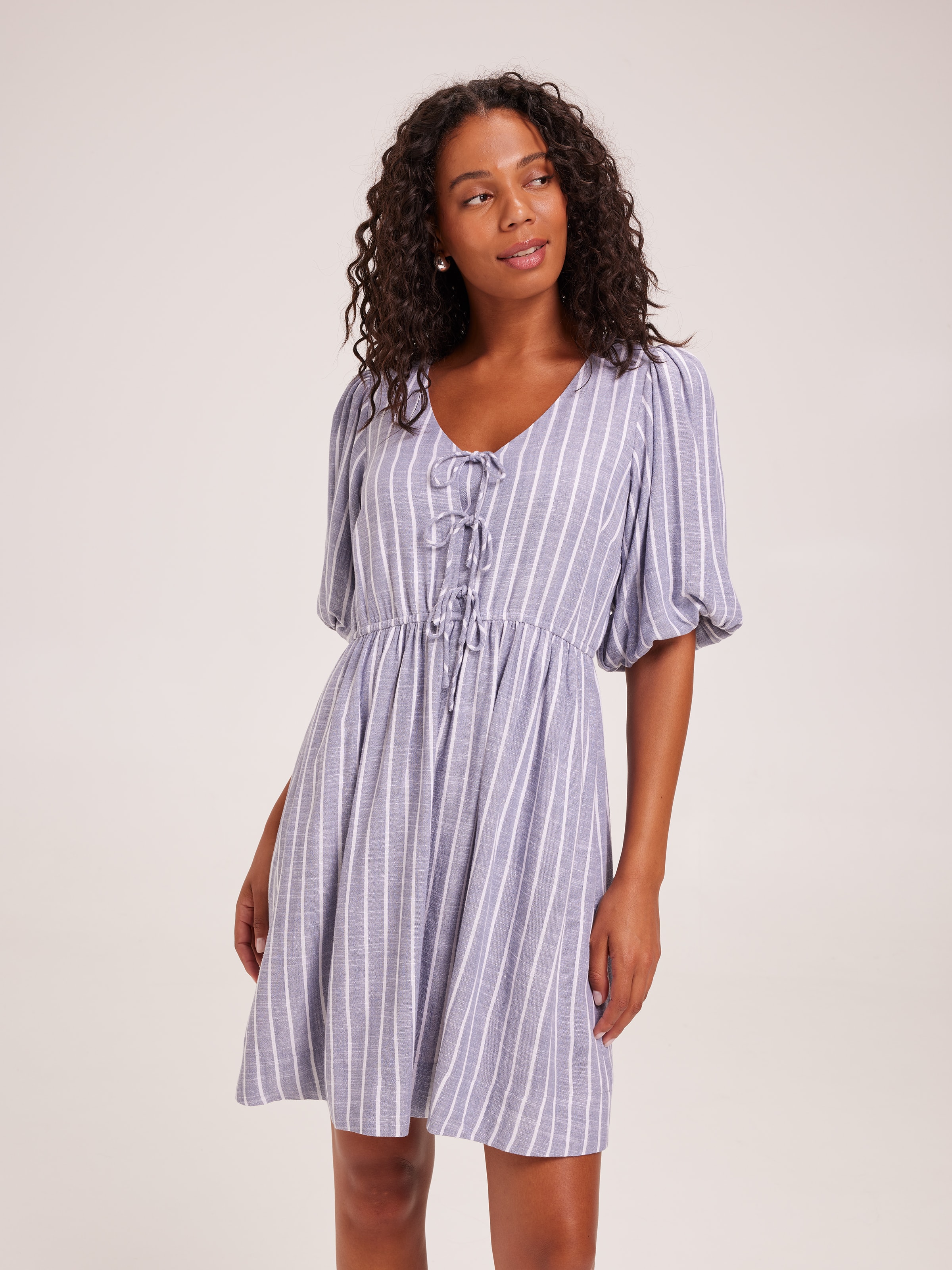 Elena Tie Front Dress