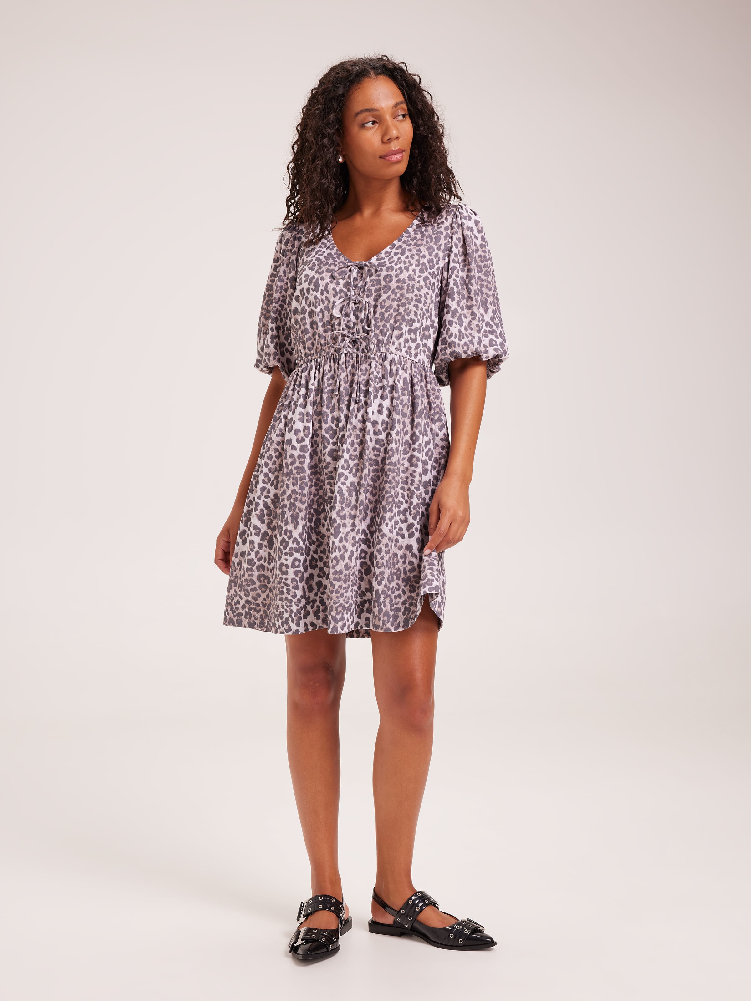 Elena Tie Front Dress