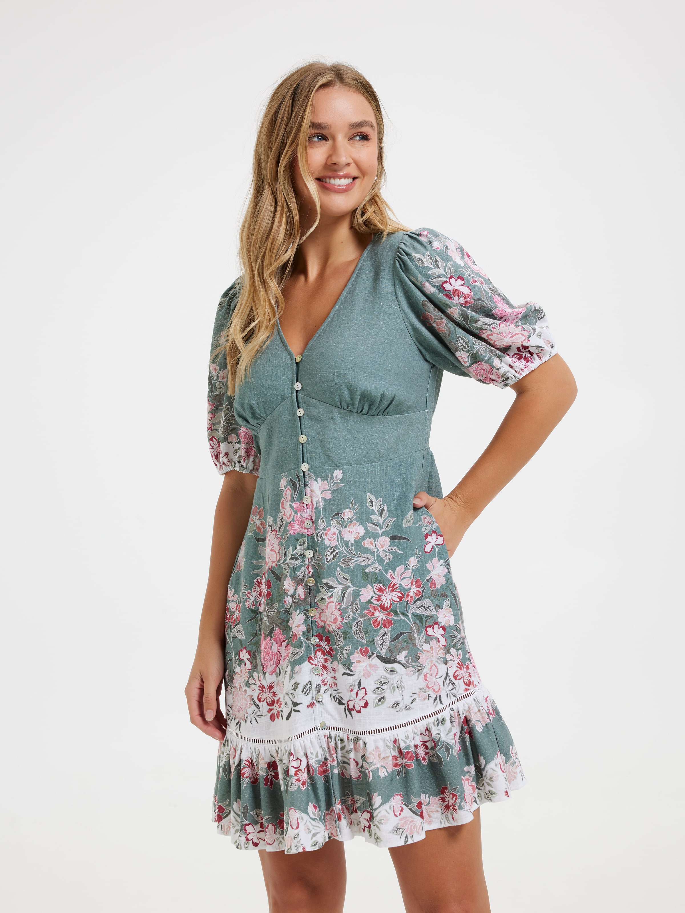 Janice Floral Dress
