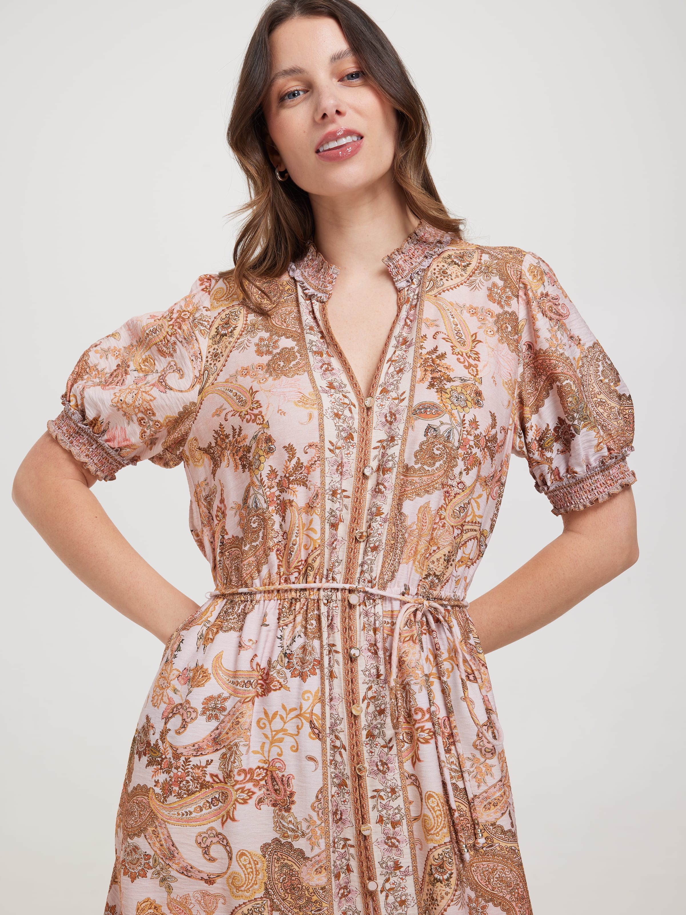 Lily Placement Midi Dress