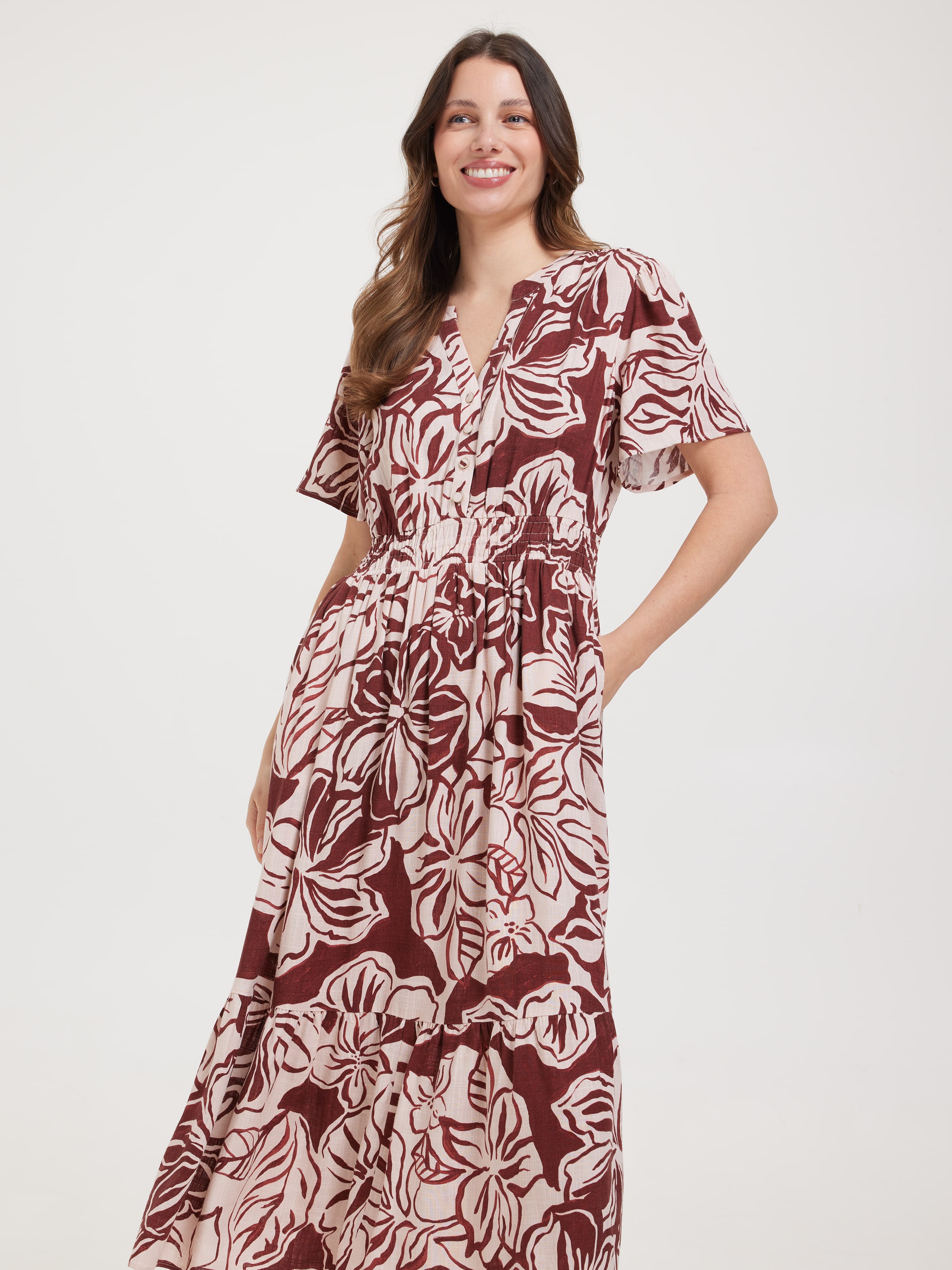Hermione Half Placket Dress