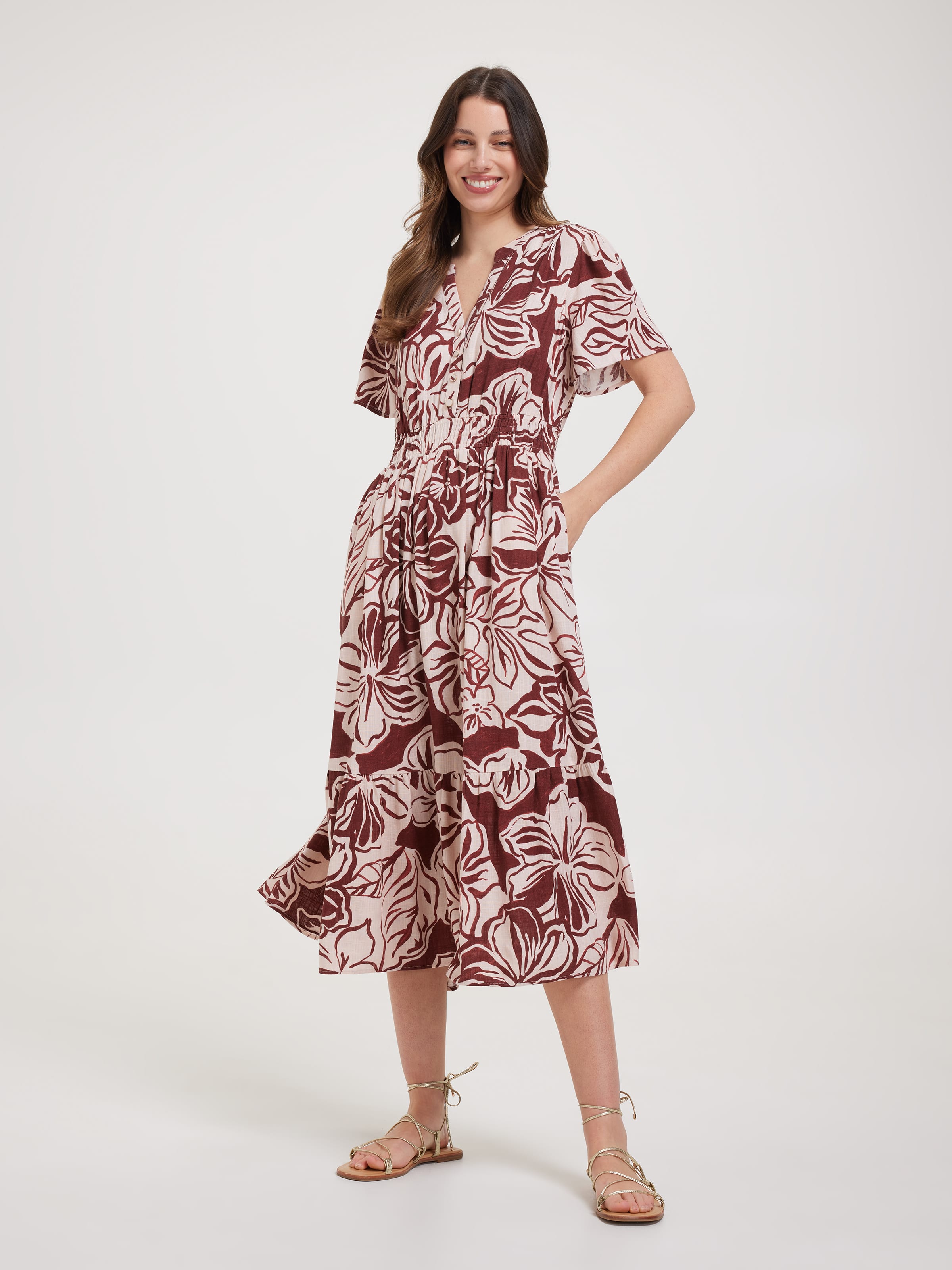 Hermione Half Placket Dress