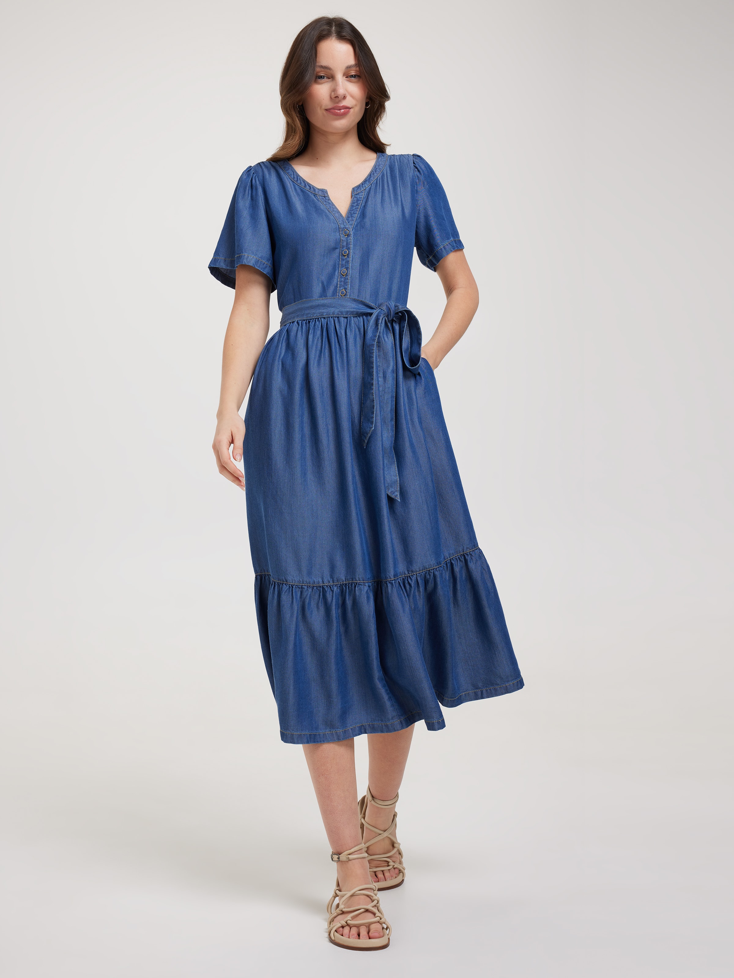 Hermione Half Placket Dress