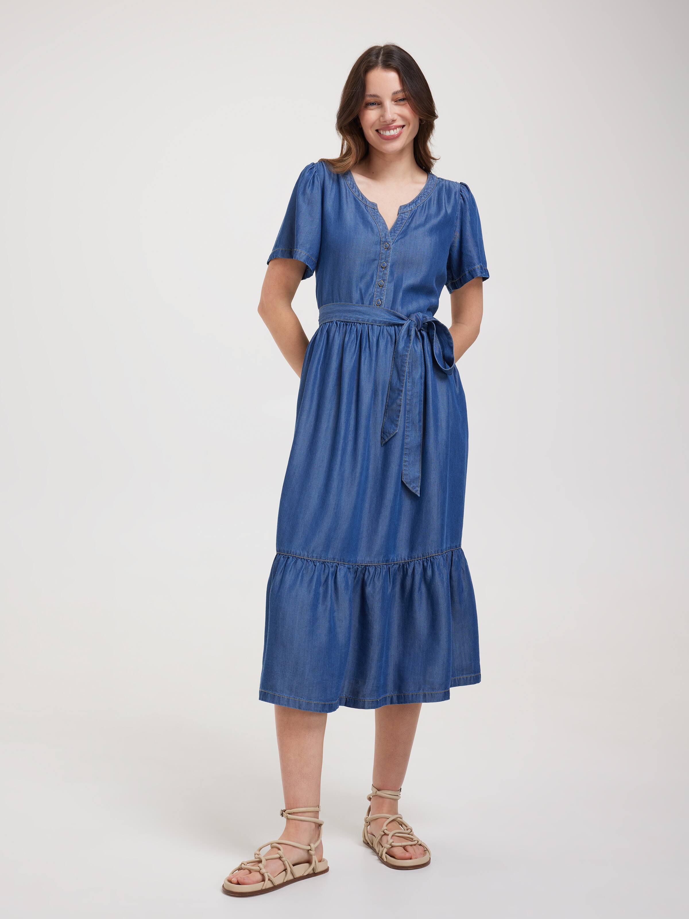 Hermione Half Placket Dress