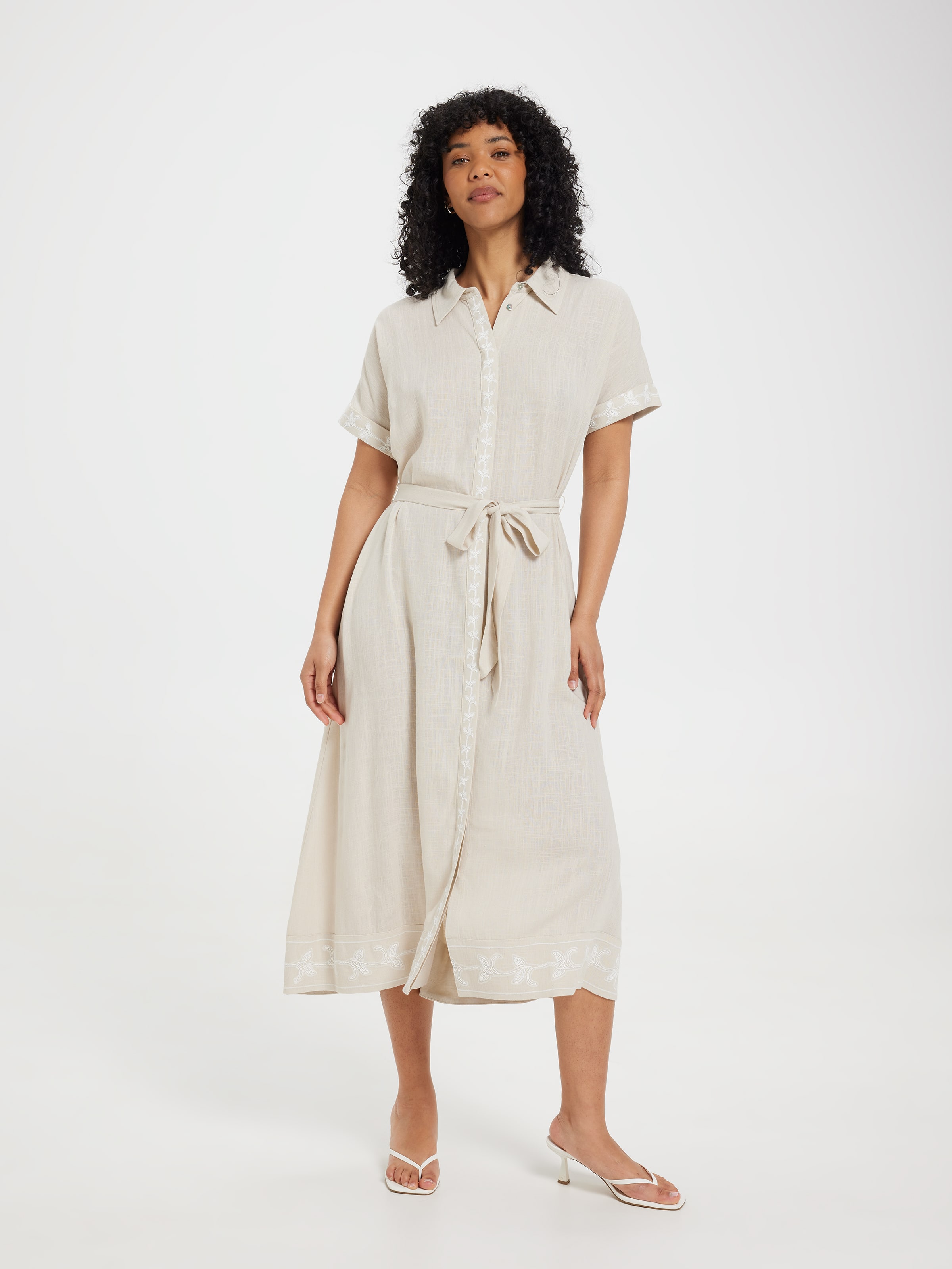 Miranda Button Thru Maxi Dress