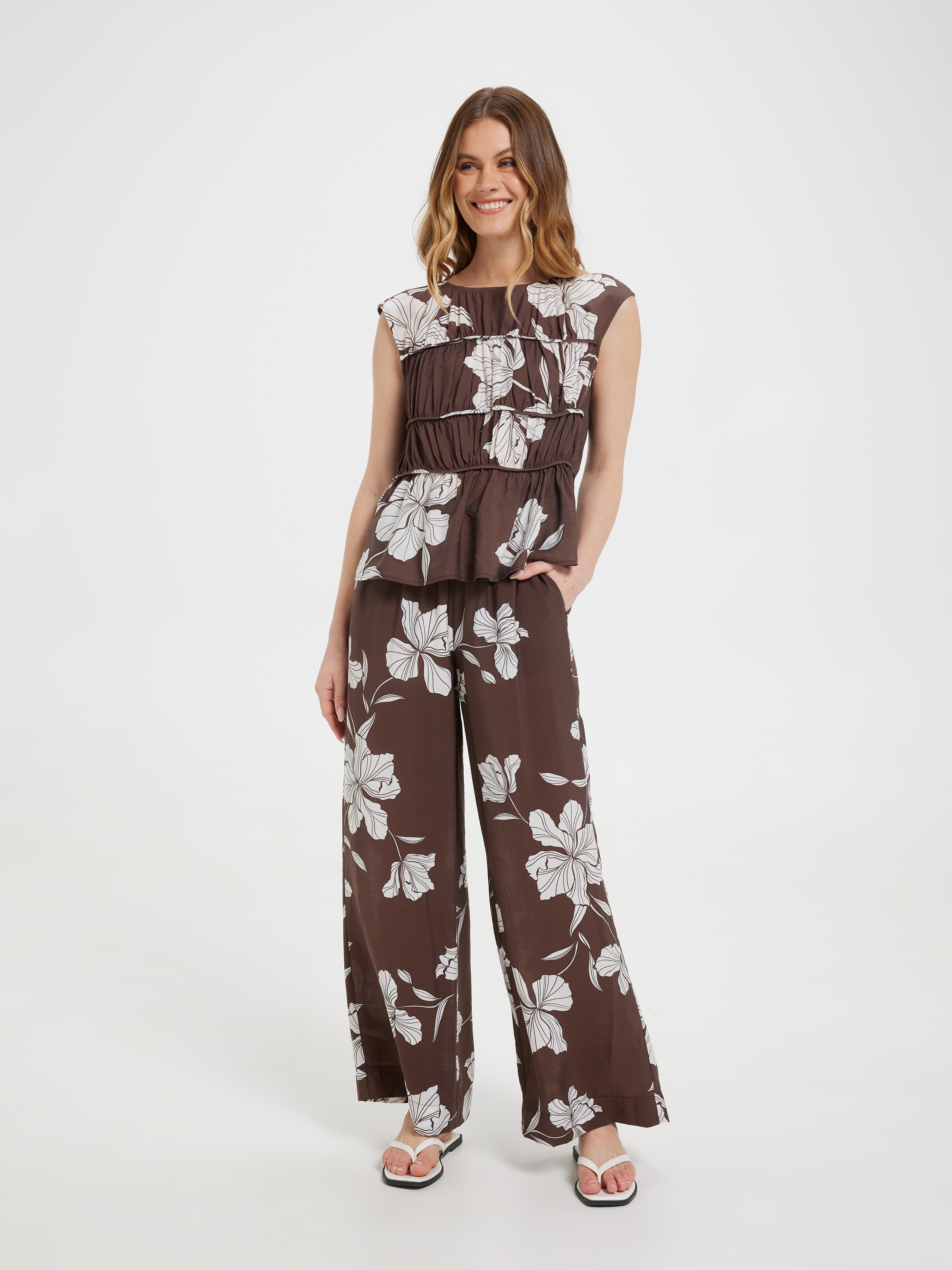 Molly High Rise Soft Wide Leg Flare
