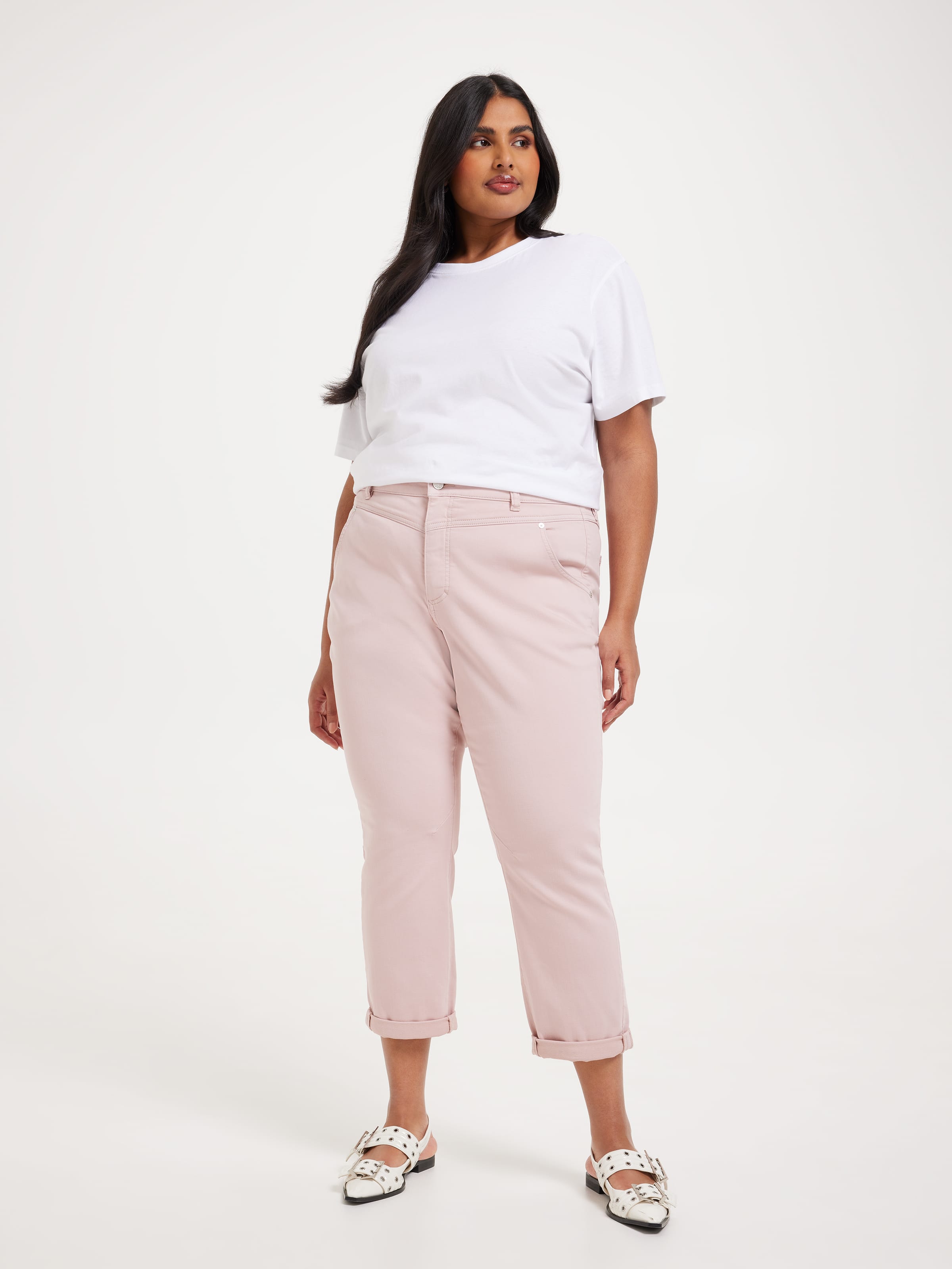 Curve Amaze Yoke Front Boyfriend Jean