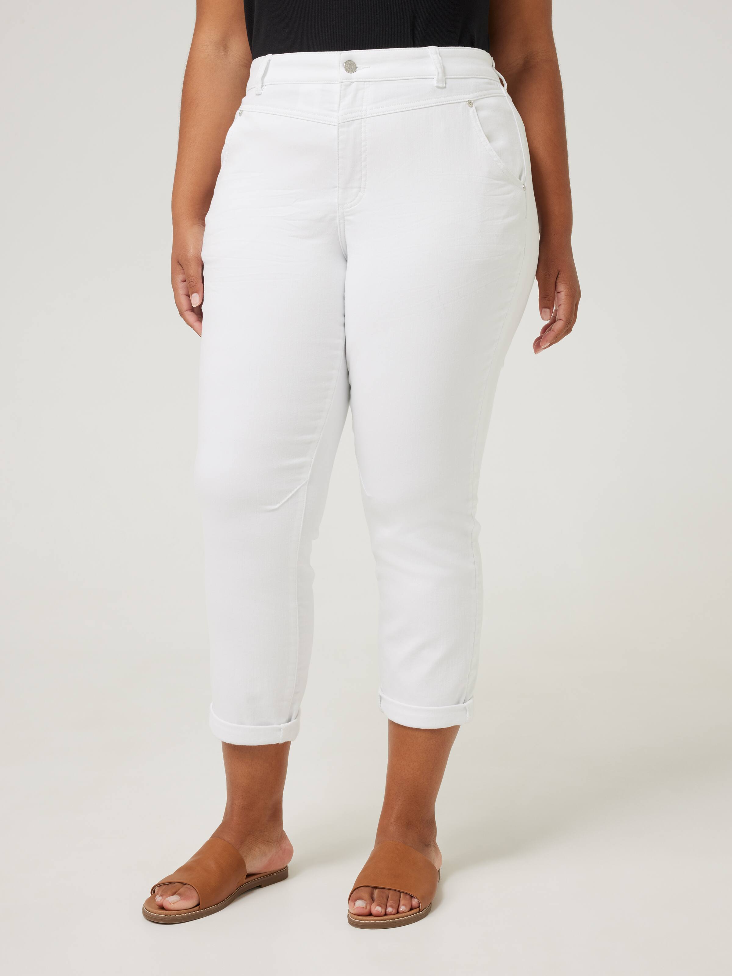 Curve Amaze Yoke Front Boyfriend Jean
