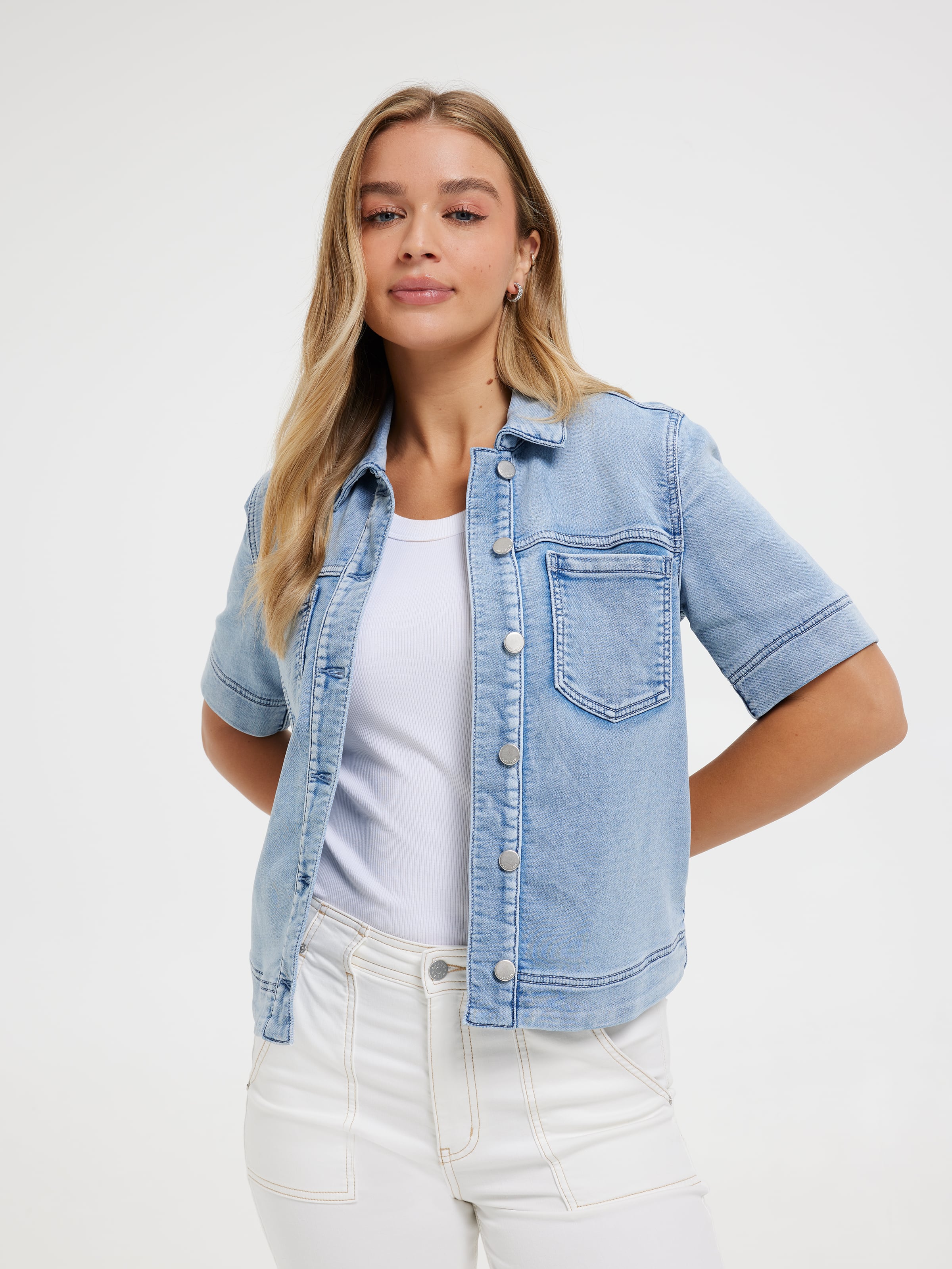Amaze Short Sleeve Boxy Jacket