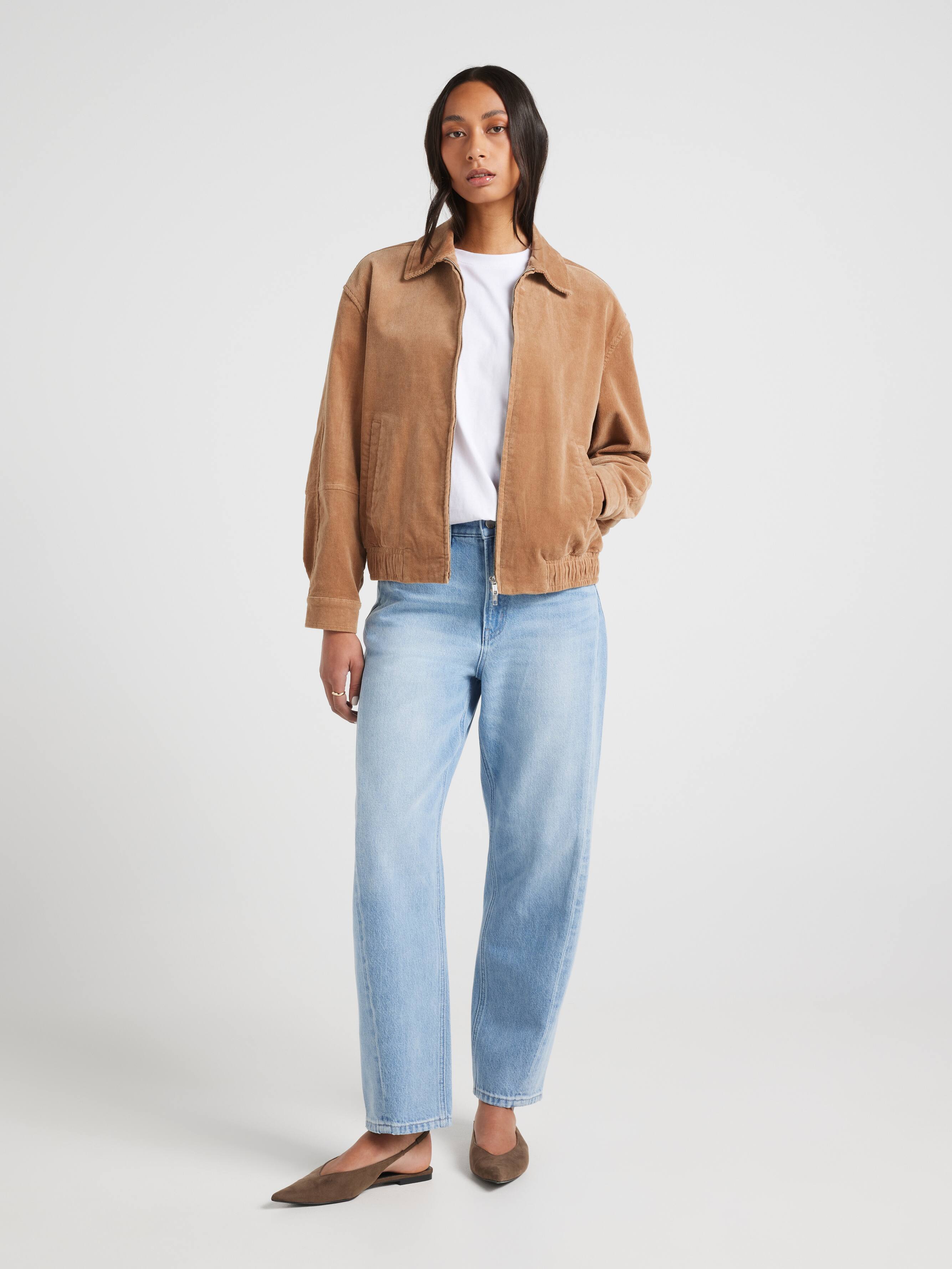 Eliza Cord Bomber Jacket