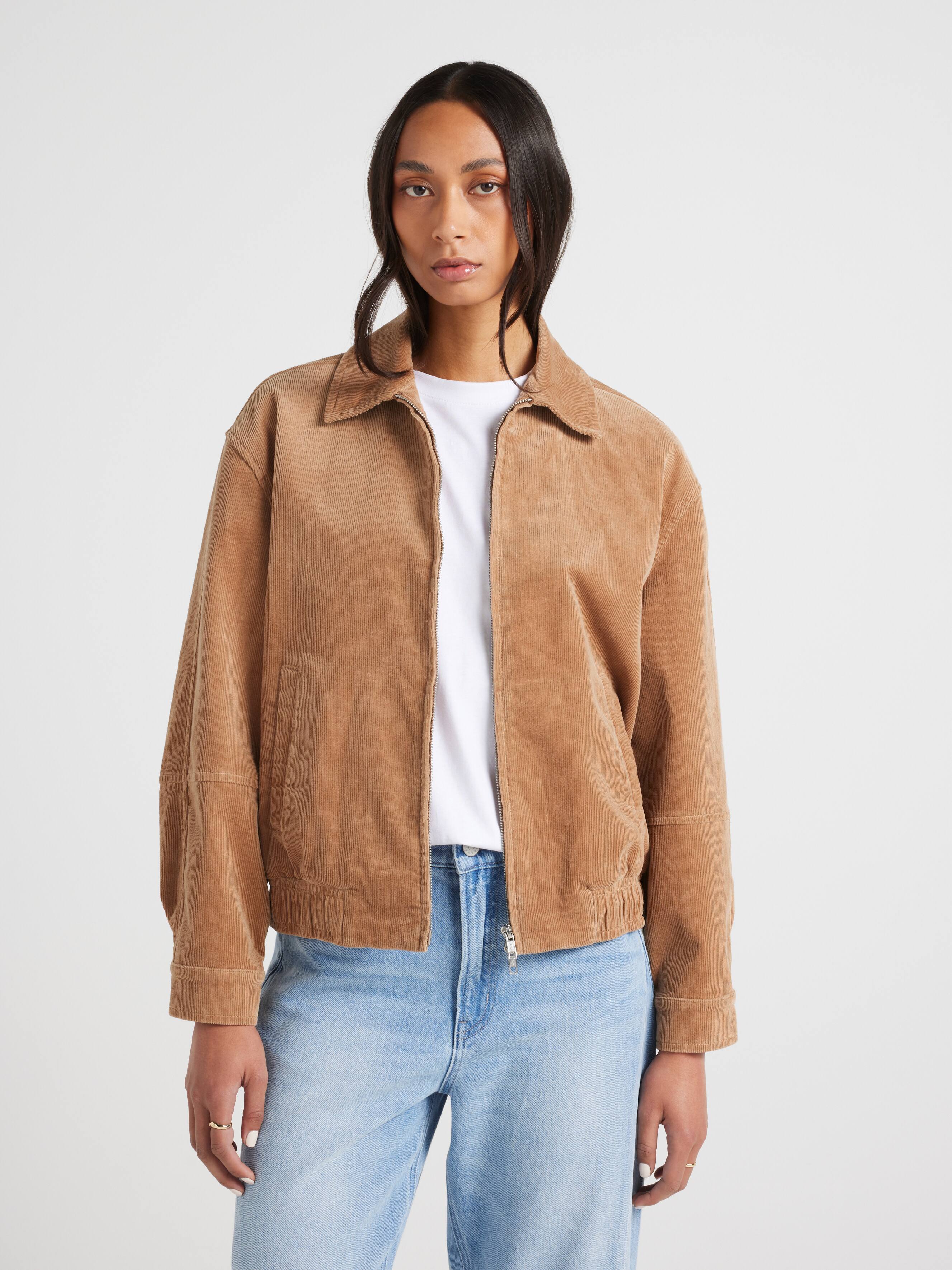 Eliza Cord Bomber Jacket