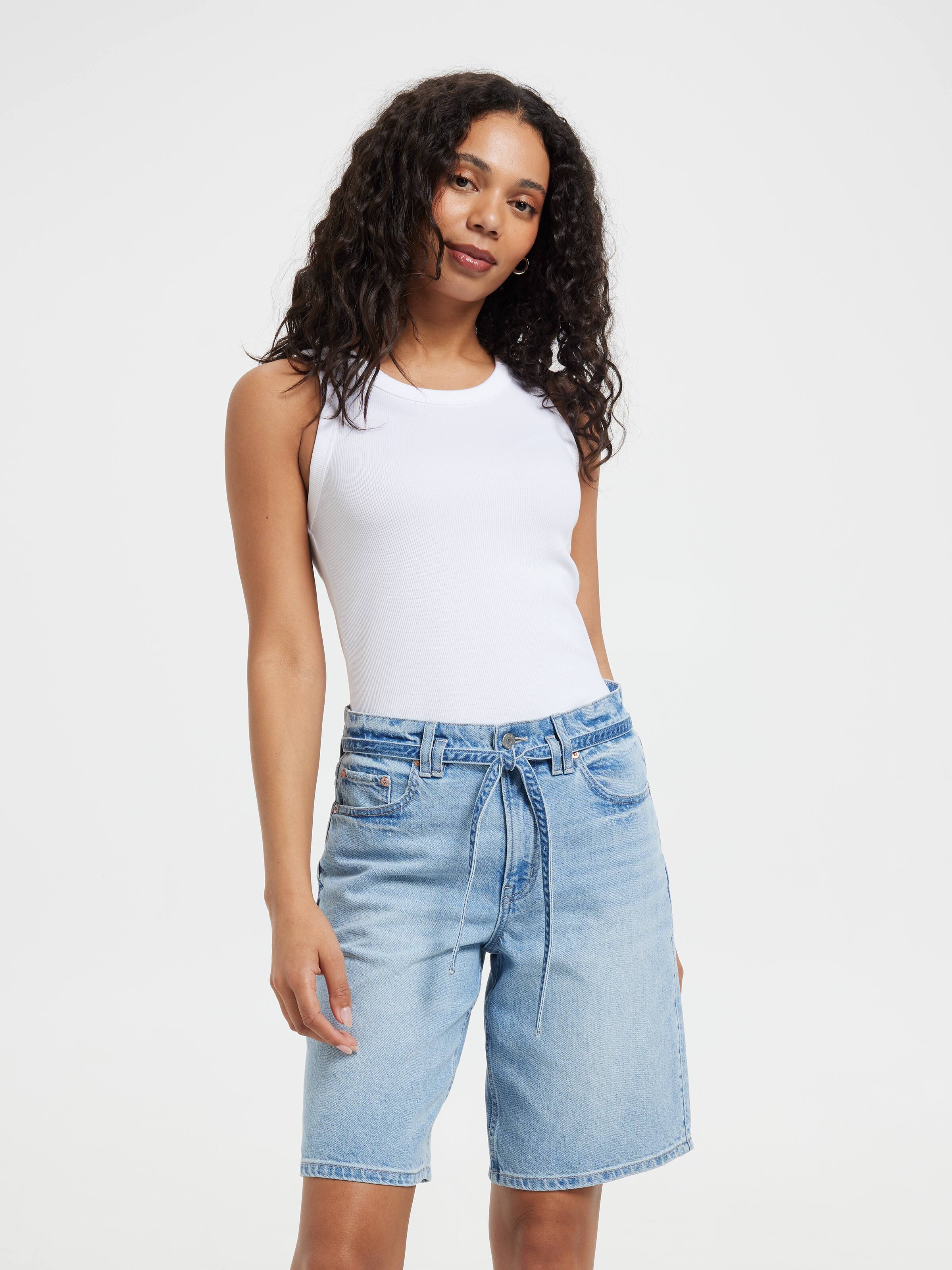 Originals Mid Rise Belted Bermuda Short