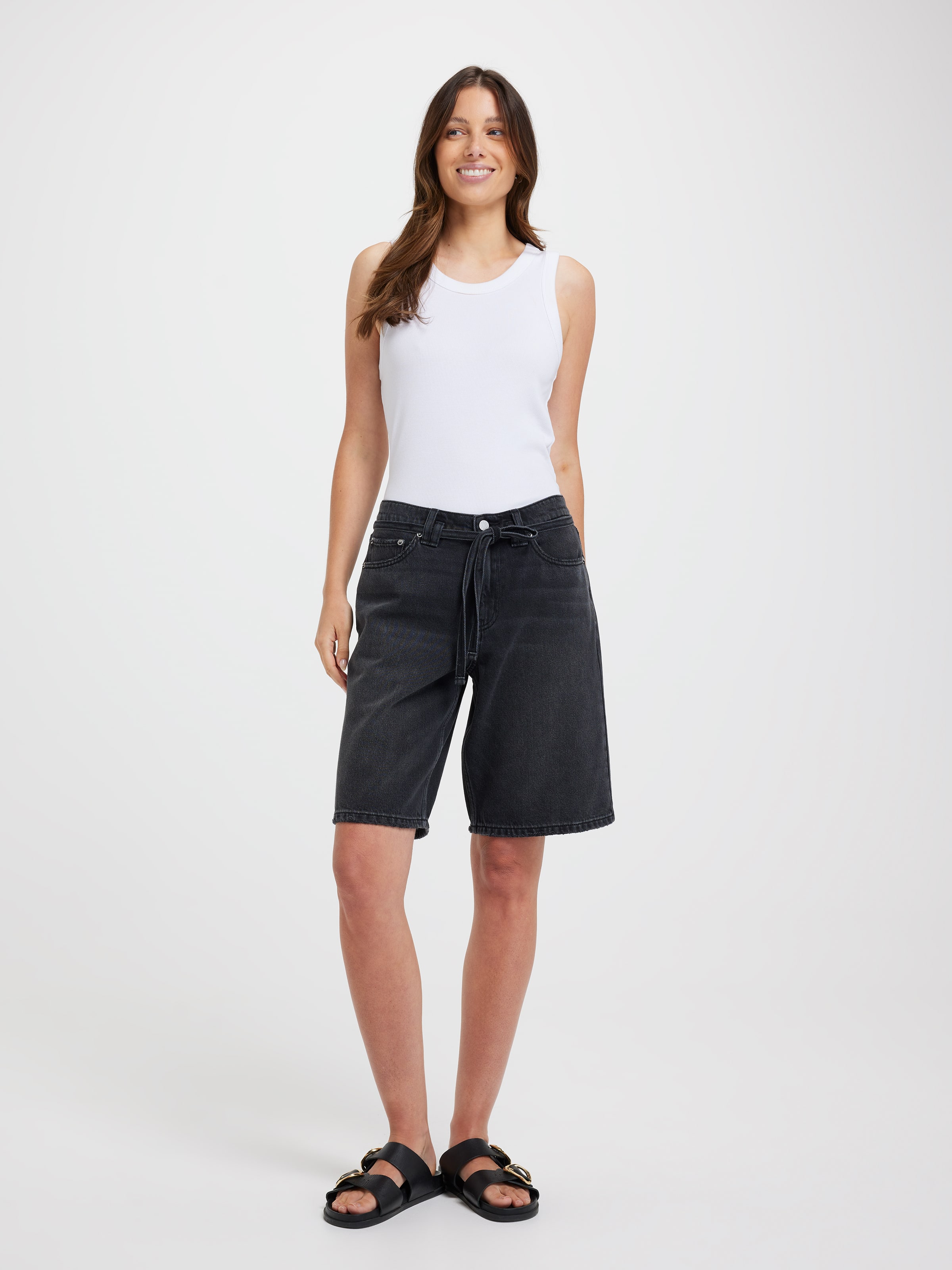 Originals Mid Rise Belted Bermuda Short