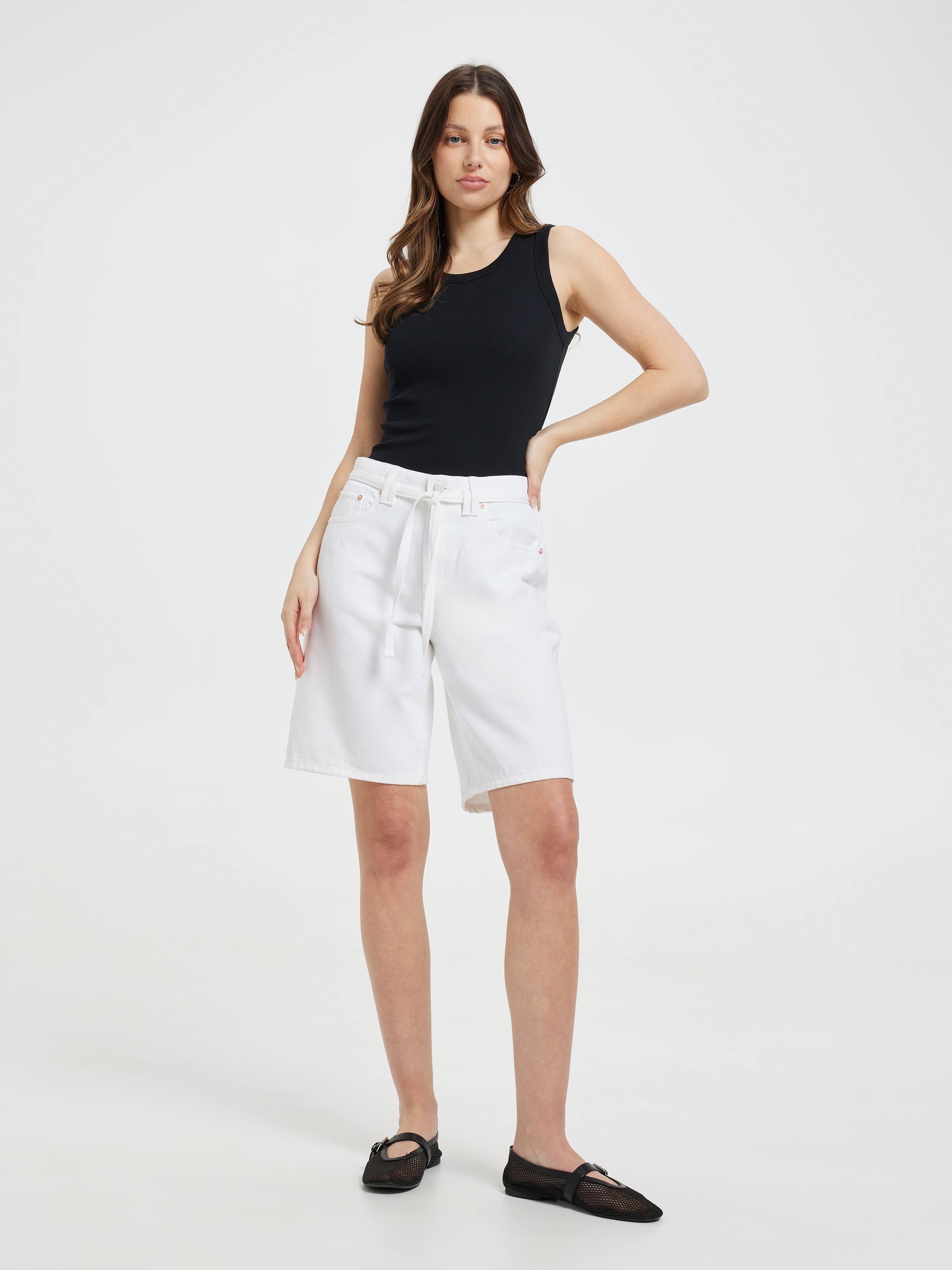 Originals Mid Rise Belted Bermuda Short