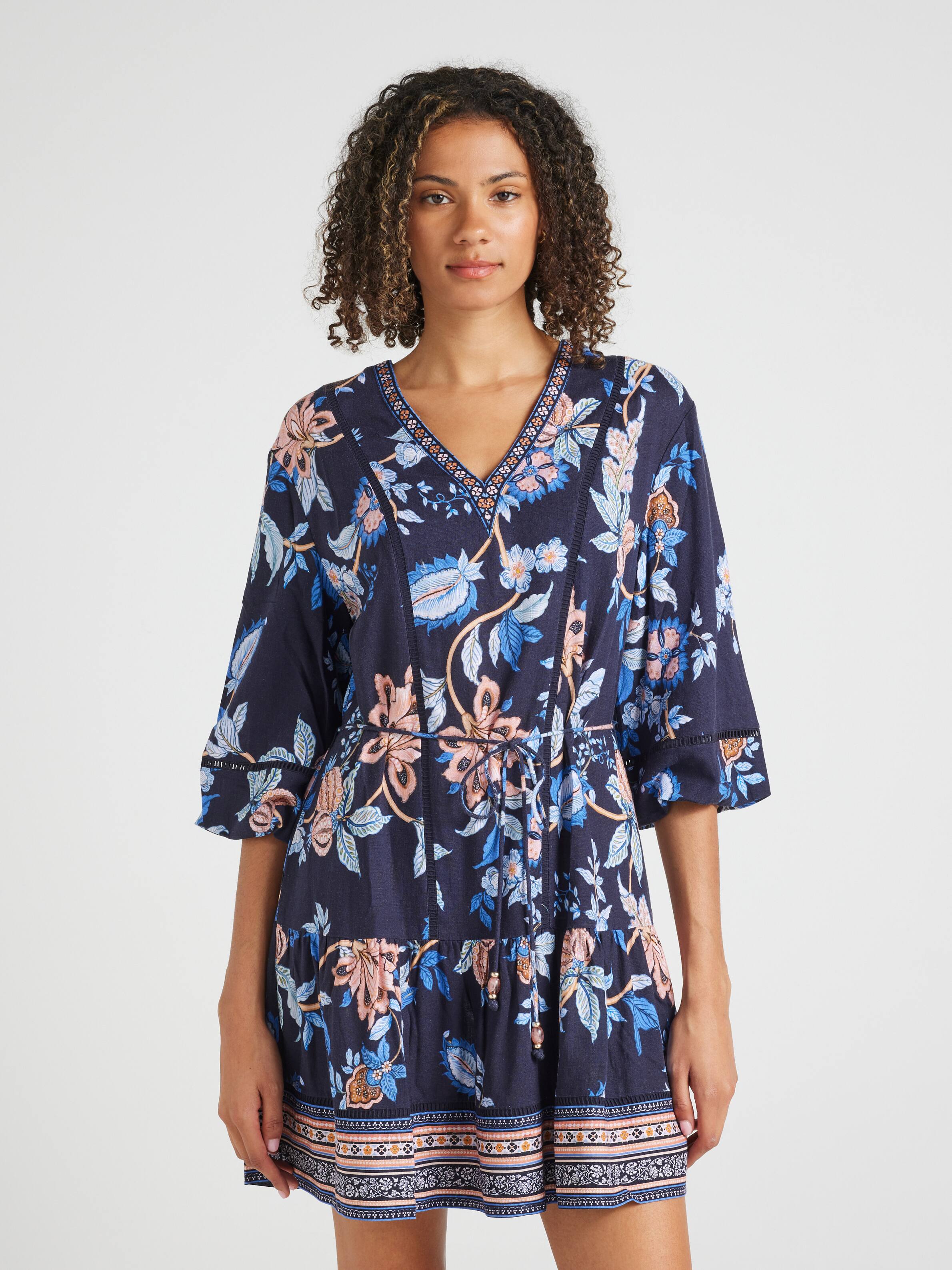 Ayla Ladder Trim Mini Dress