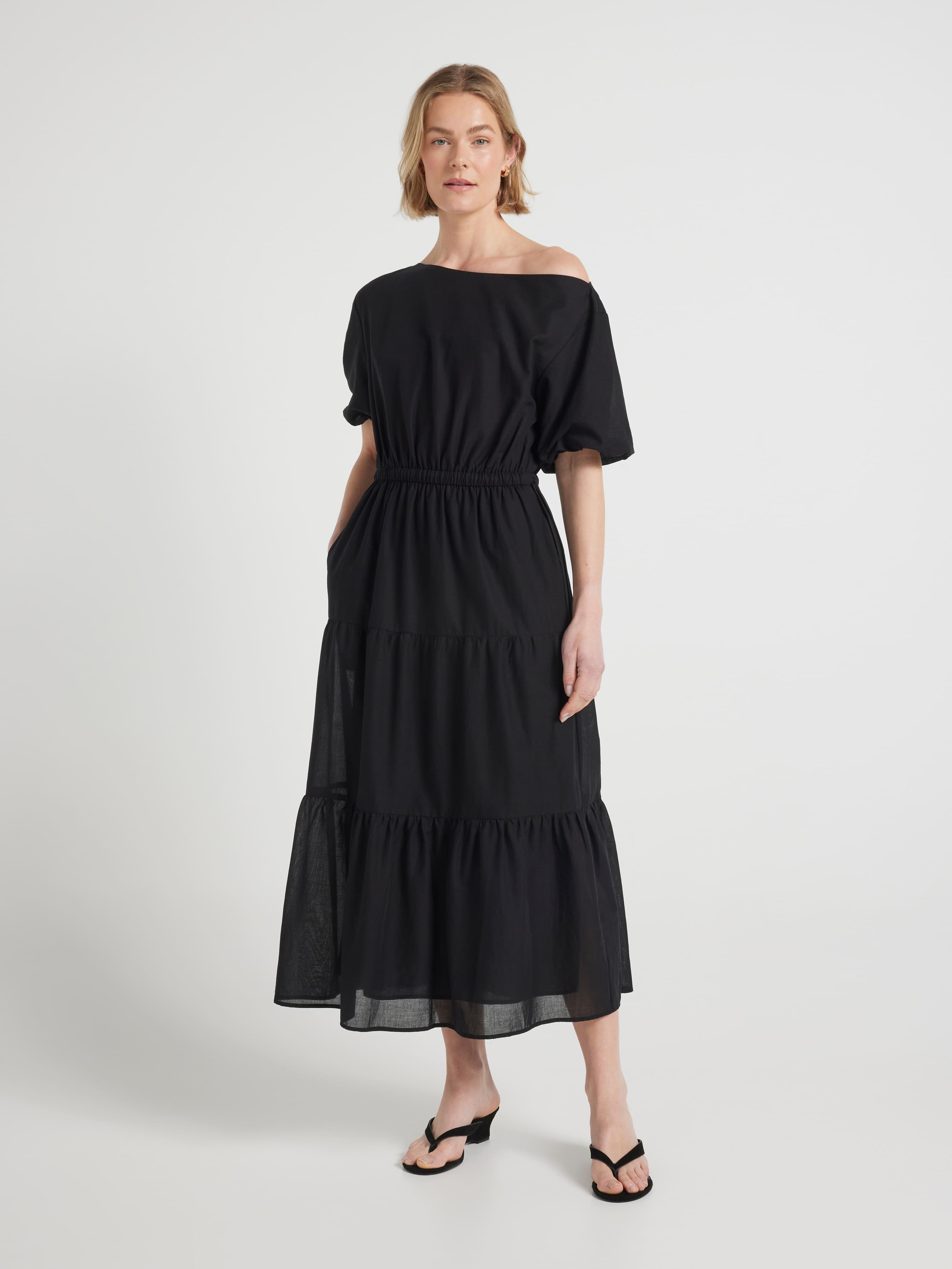 Opal Off Shoulder Midi Dress