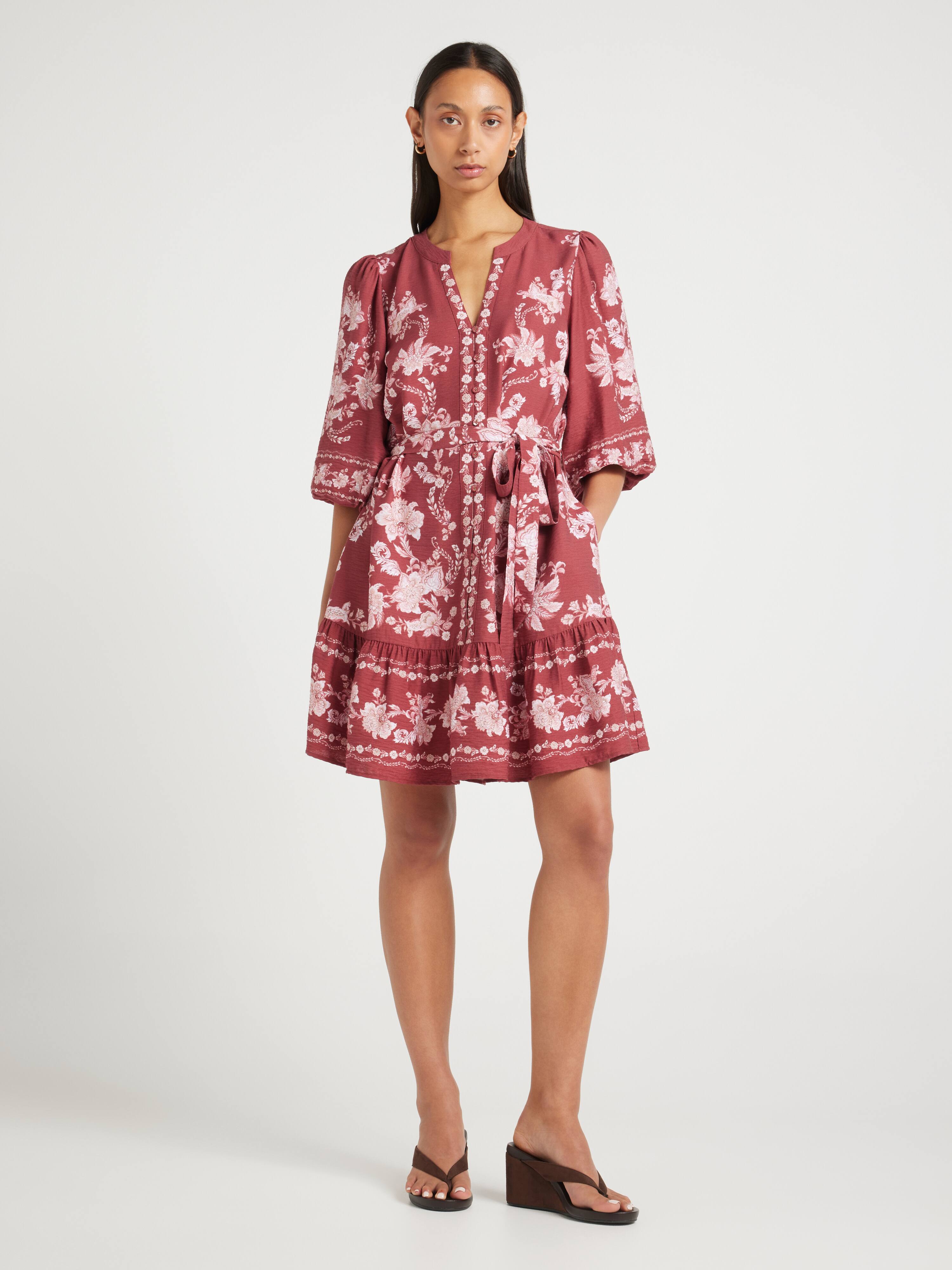 Avril Tiered Mini Dress