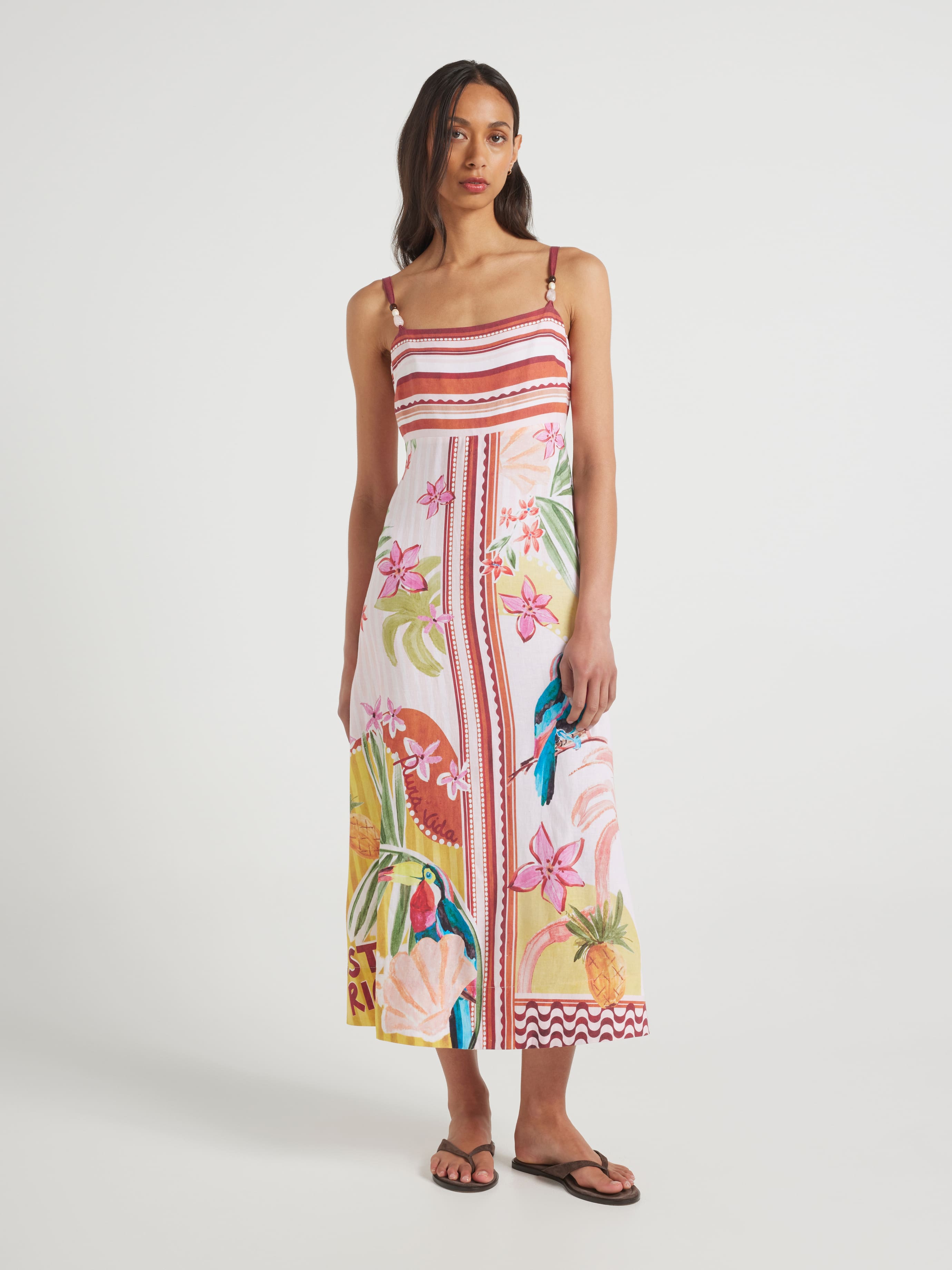 Raquel Strappy Maxi Dress