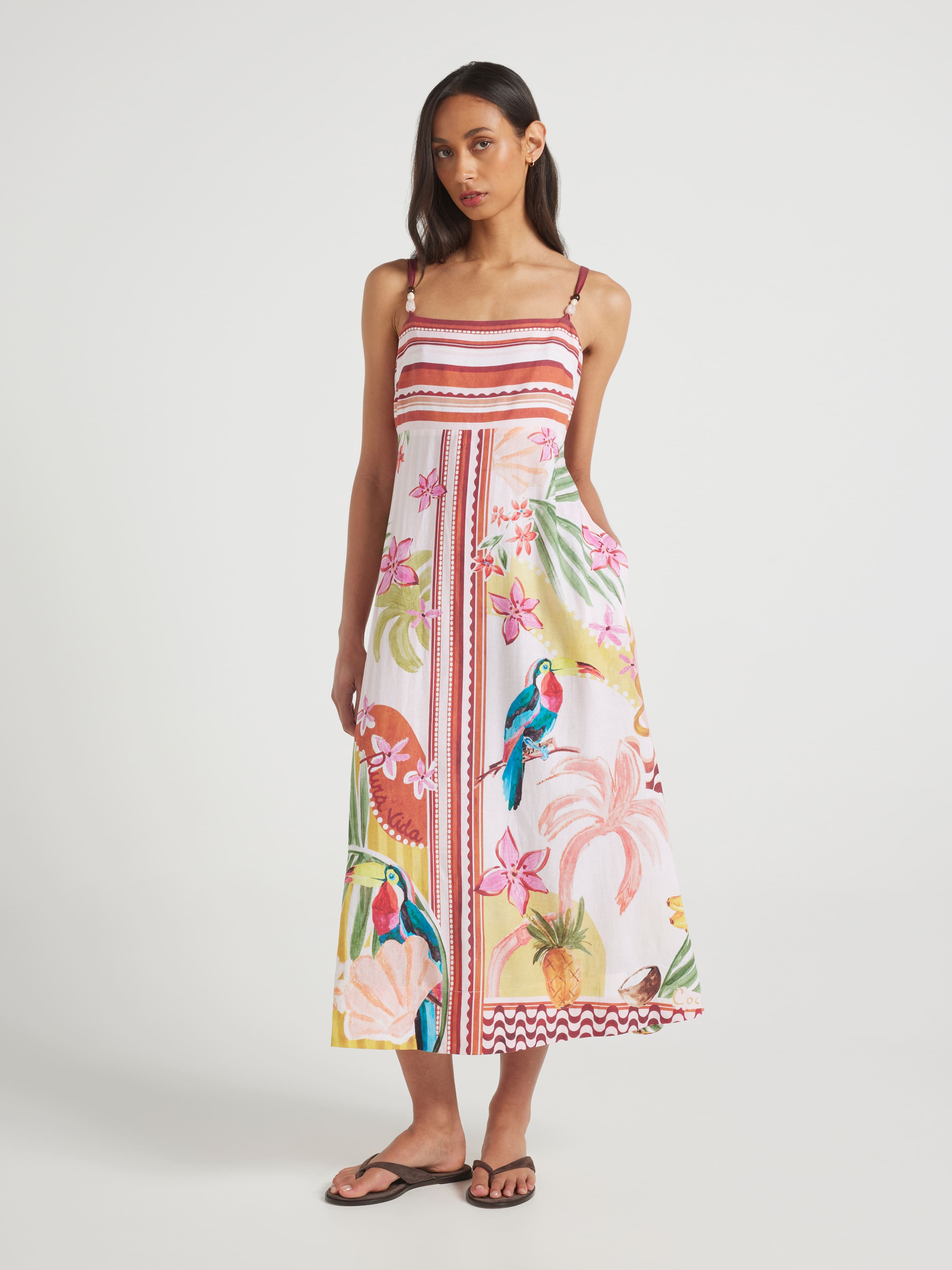 Raquel Strappy Maxi Dress