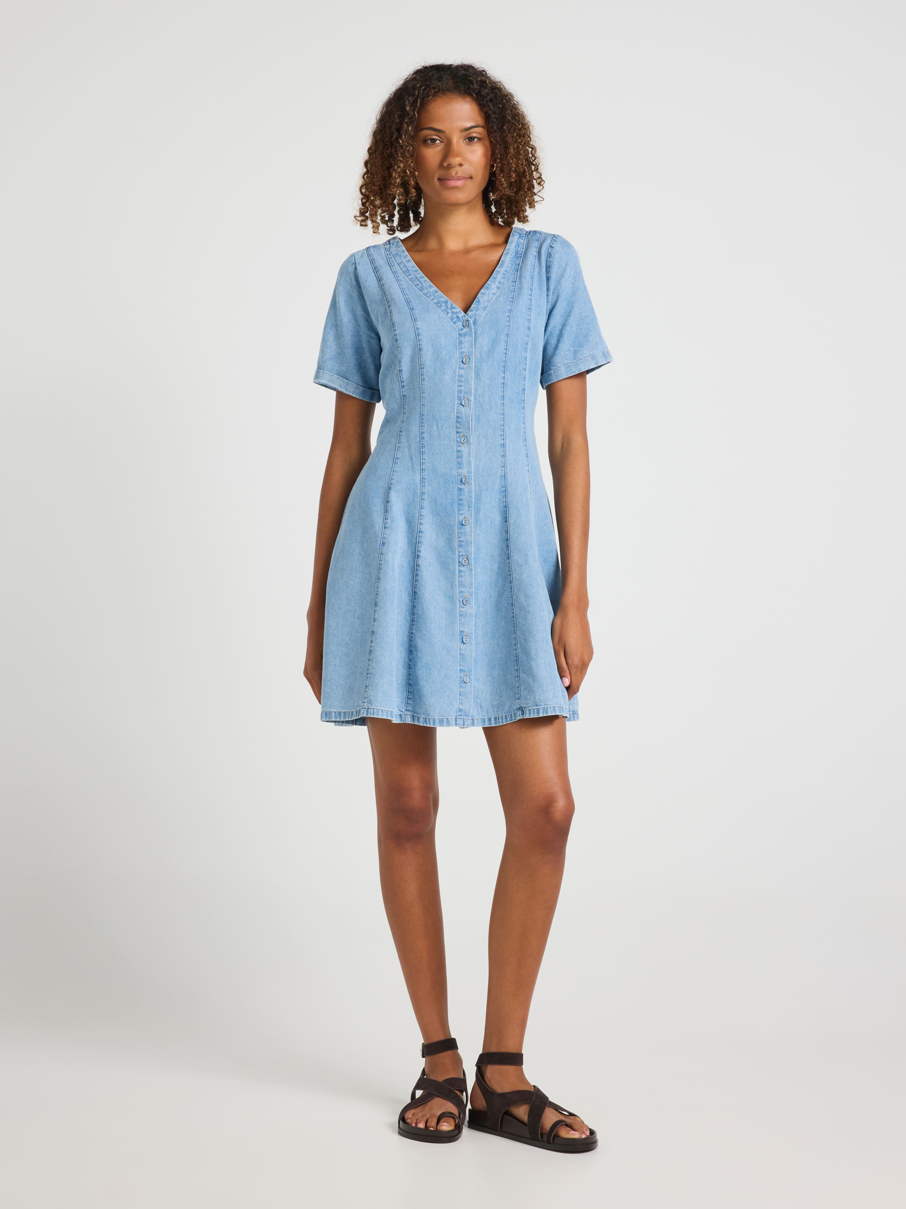 May Mini Denim Dress
