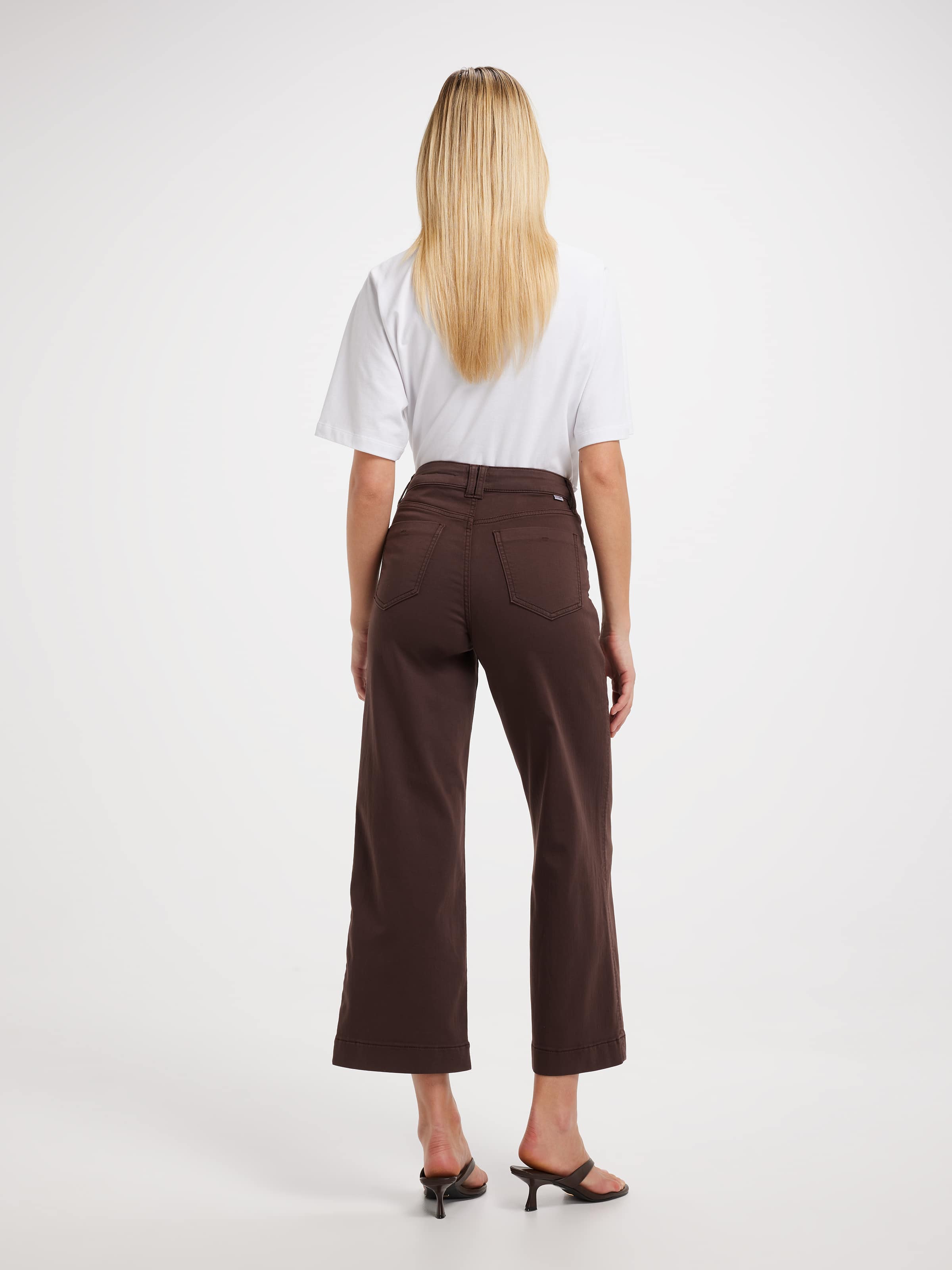 Amaze High Rise Wide Leg Ankle Jean