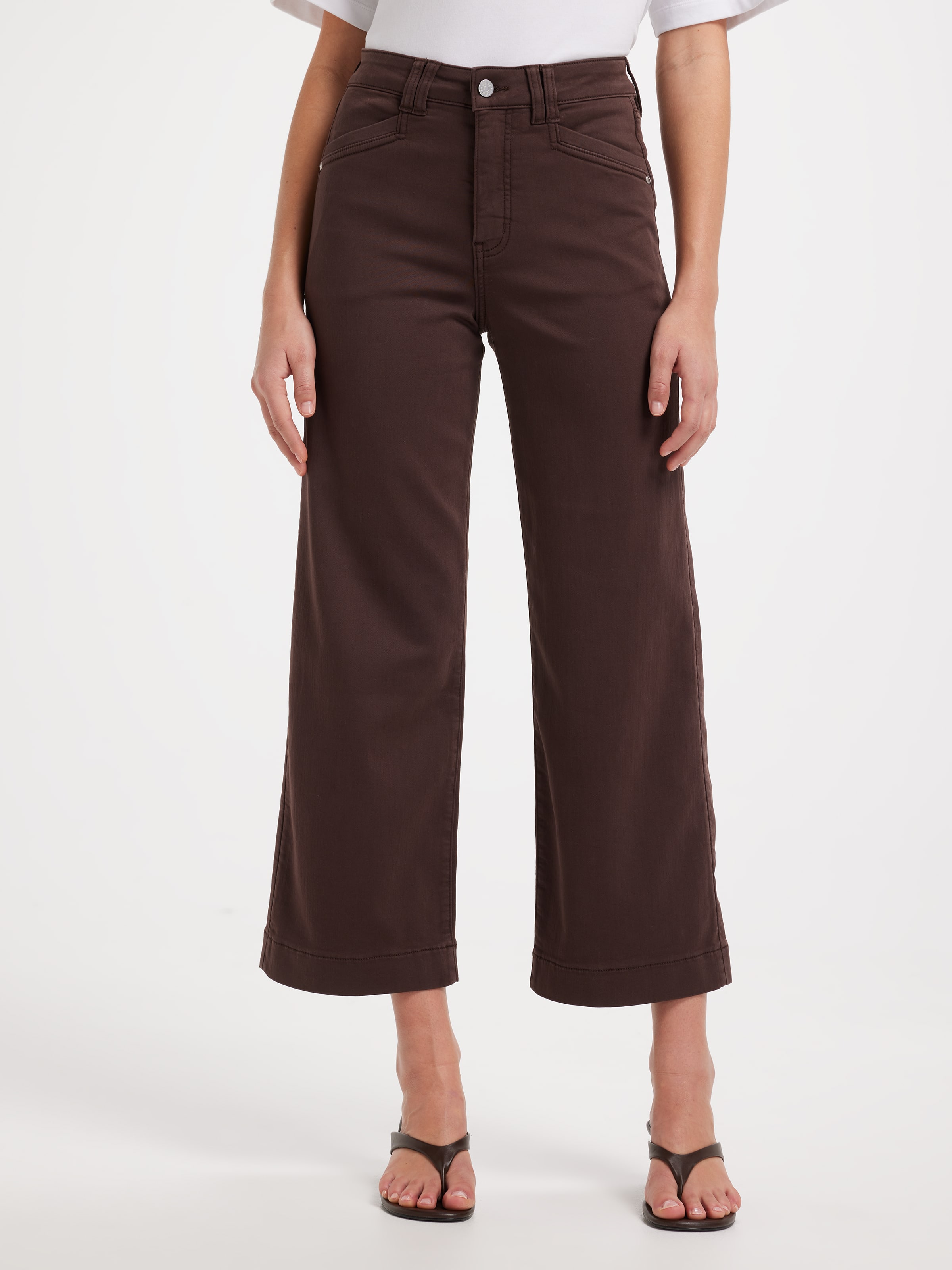 Amaze High Rise Wide Leg Ankle Jean