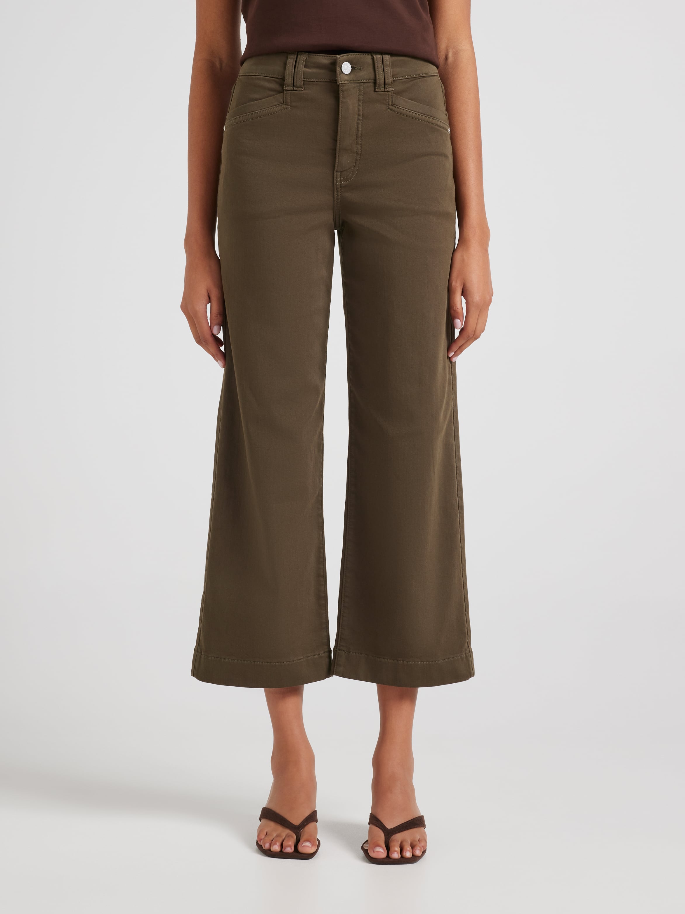 Amaze High Rise Wide Leg Ankle Jean