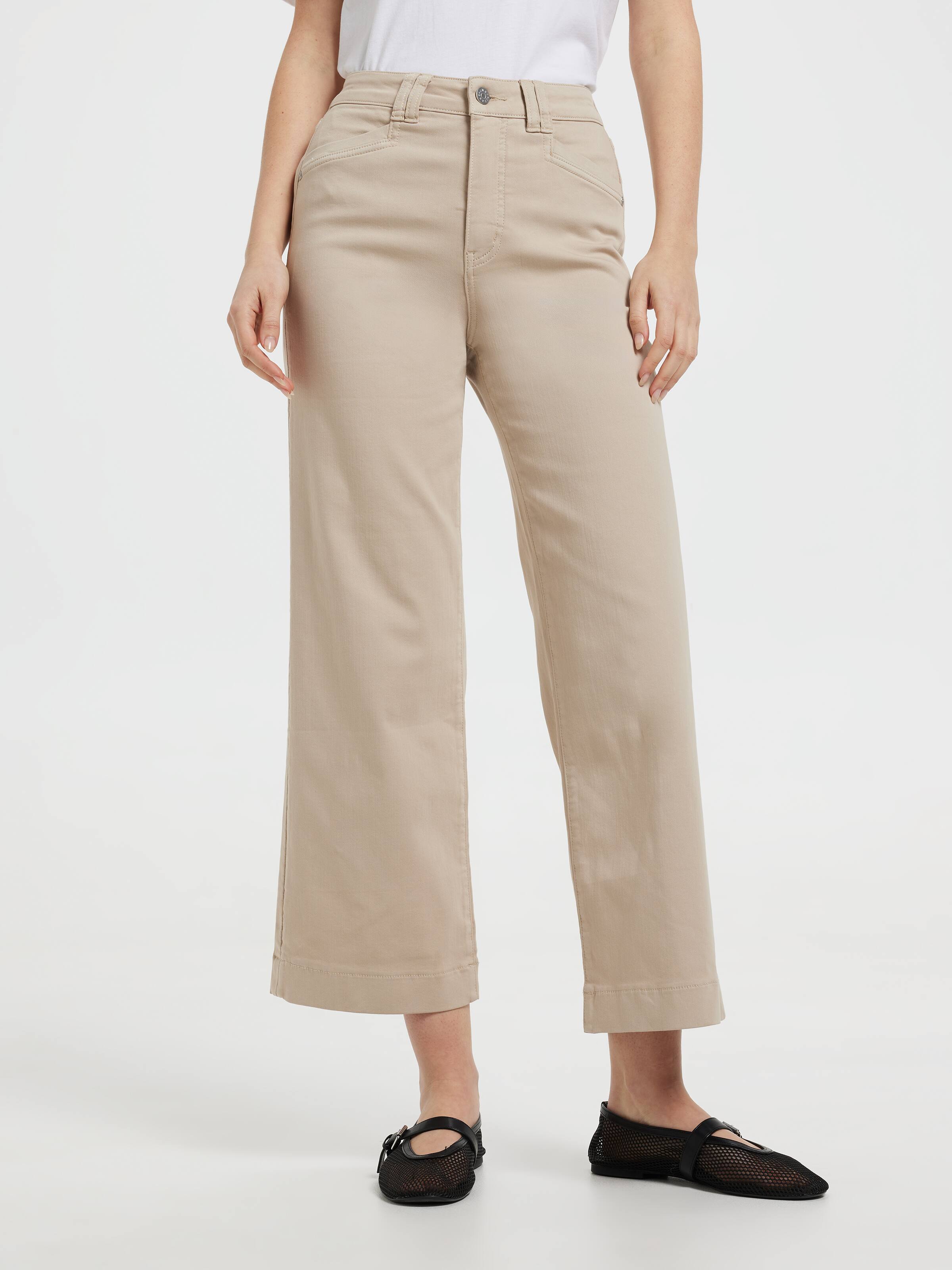 Amaze High Rise Wide Leg Ankle Jean