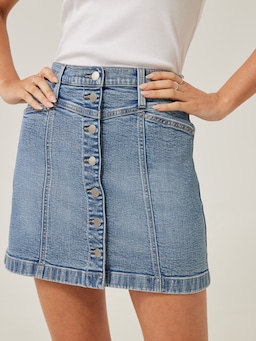 Originals Button Down Mini Skirt