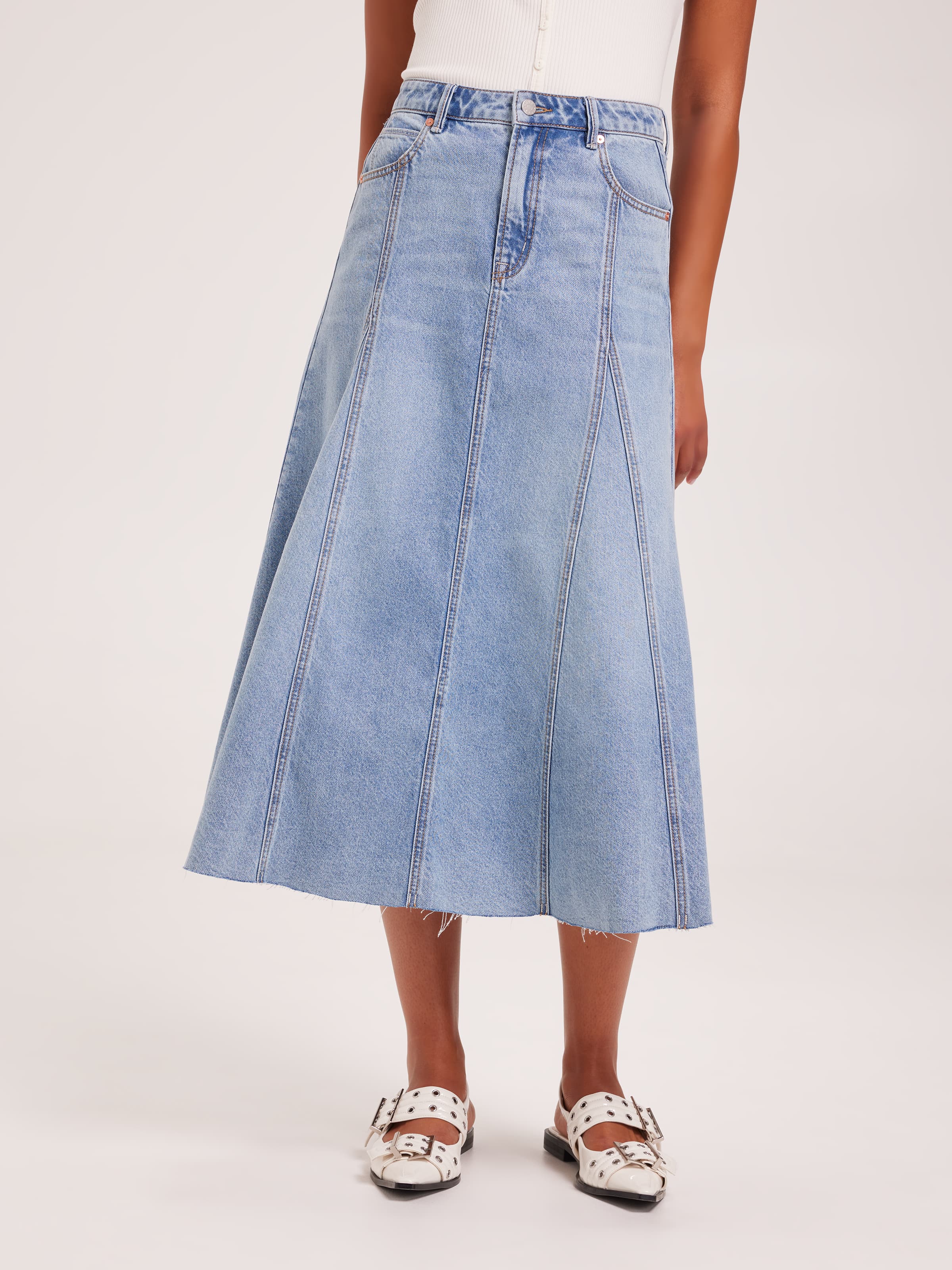 Originals Panelled Midi Skirt