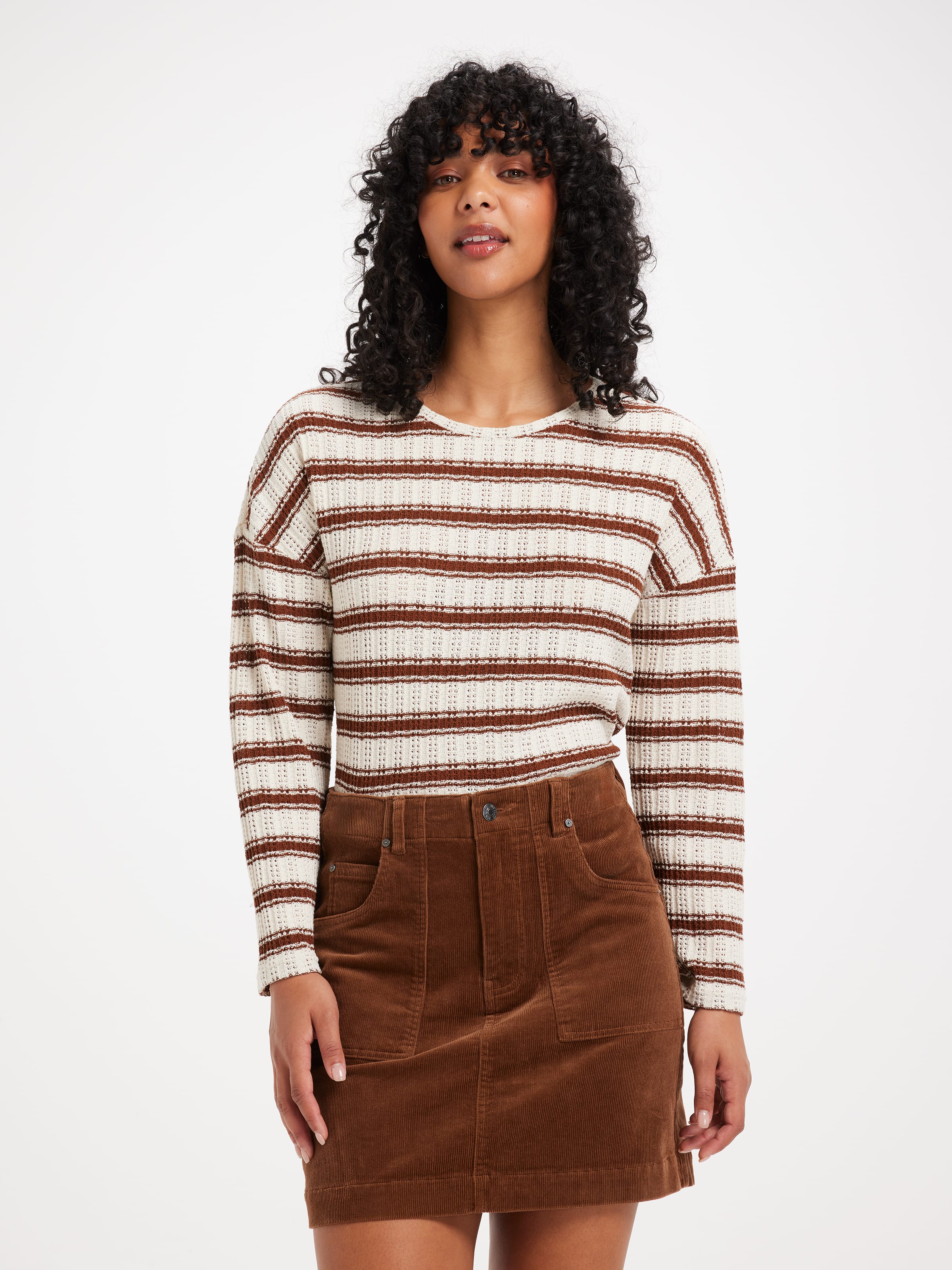Tara Cord Utility Skirt