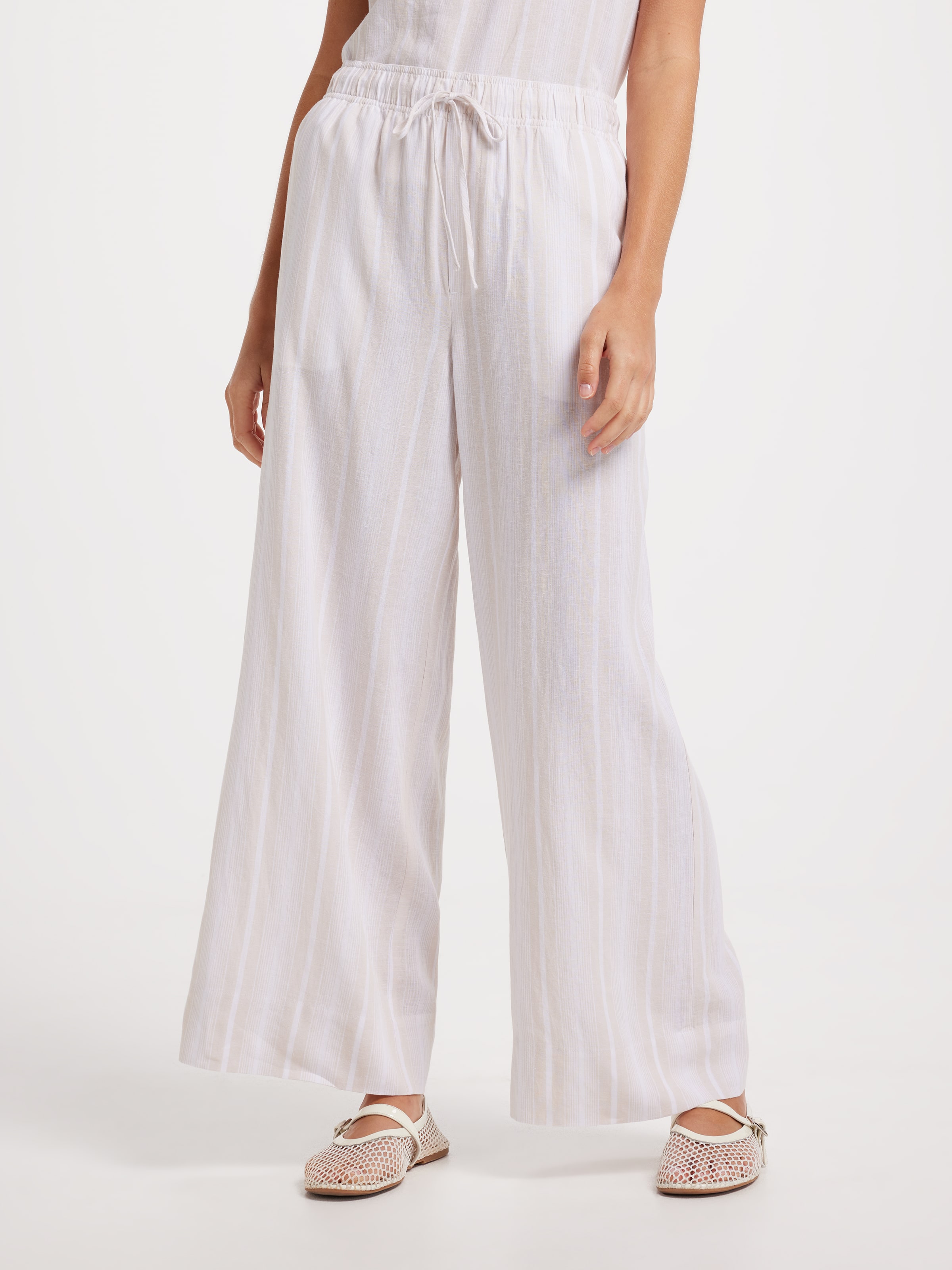 Phillipa Pull On Wide Ankle Pant